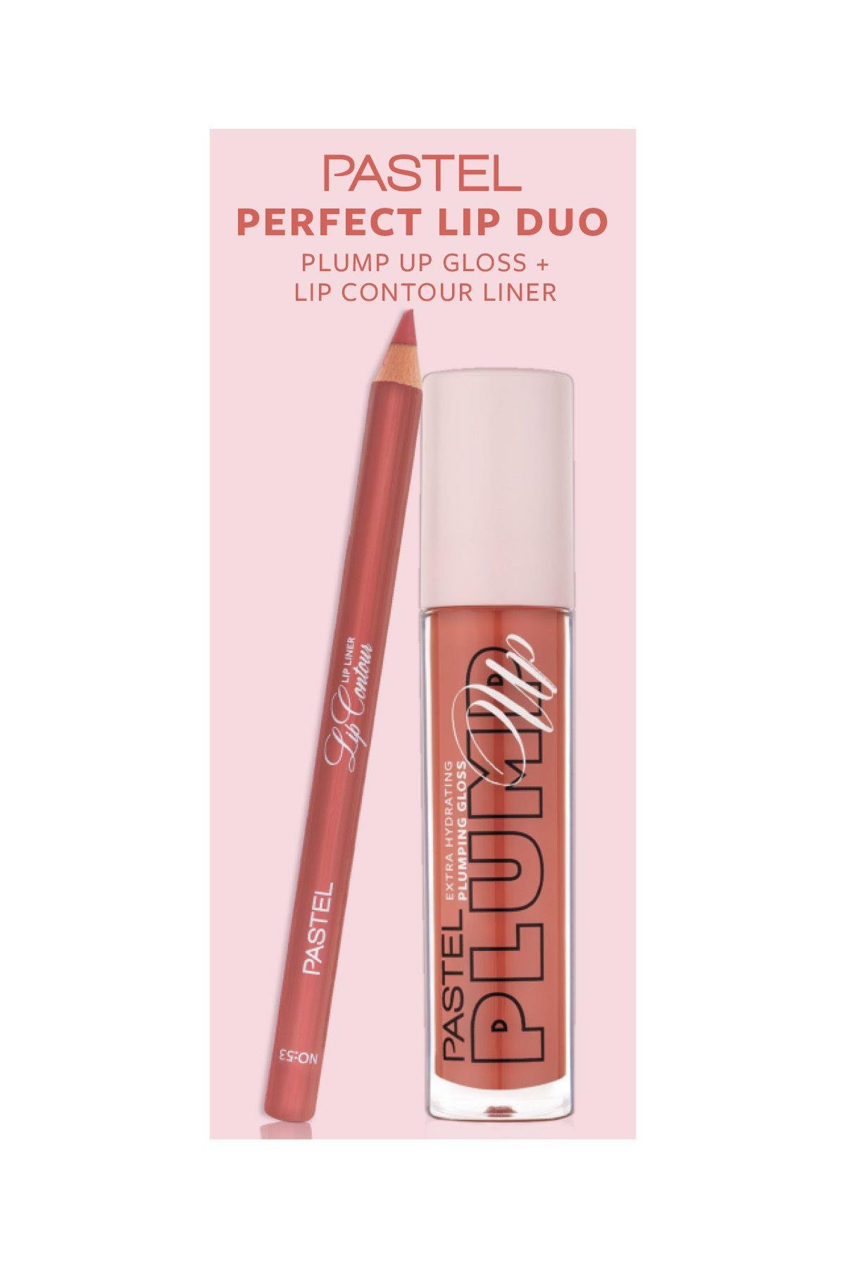 PROFASHION PLUMPING GLOSS 205 + PASTEL LIP CONTOUR LIP LINER 53