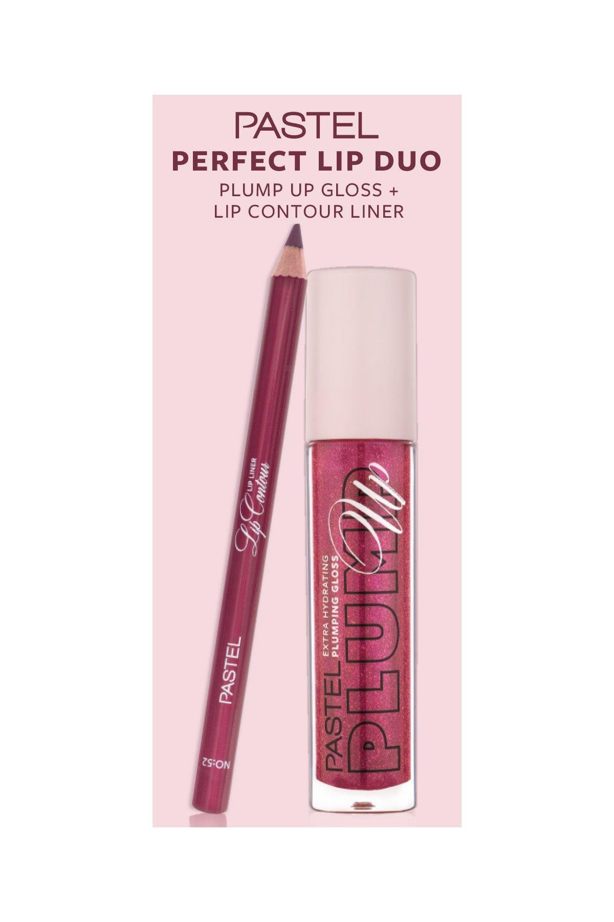 PROFASHION PLUMPING GLOSS 205 + PASTEL LIP CONTOUR LIP LINER 53