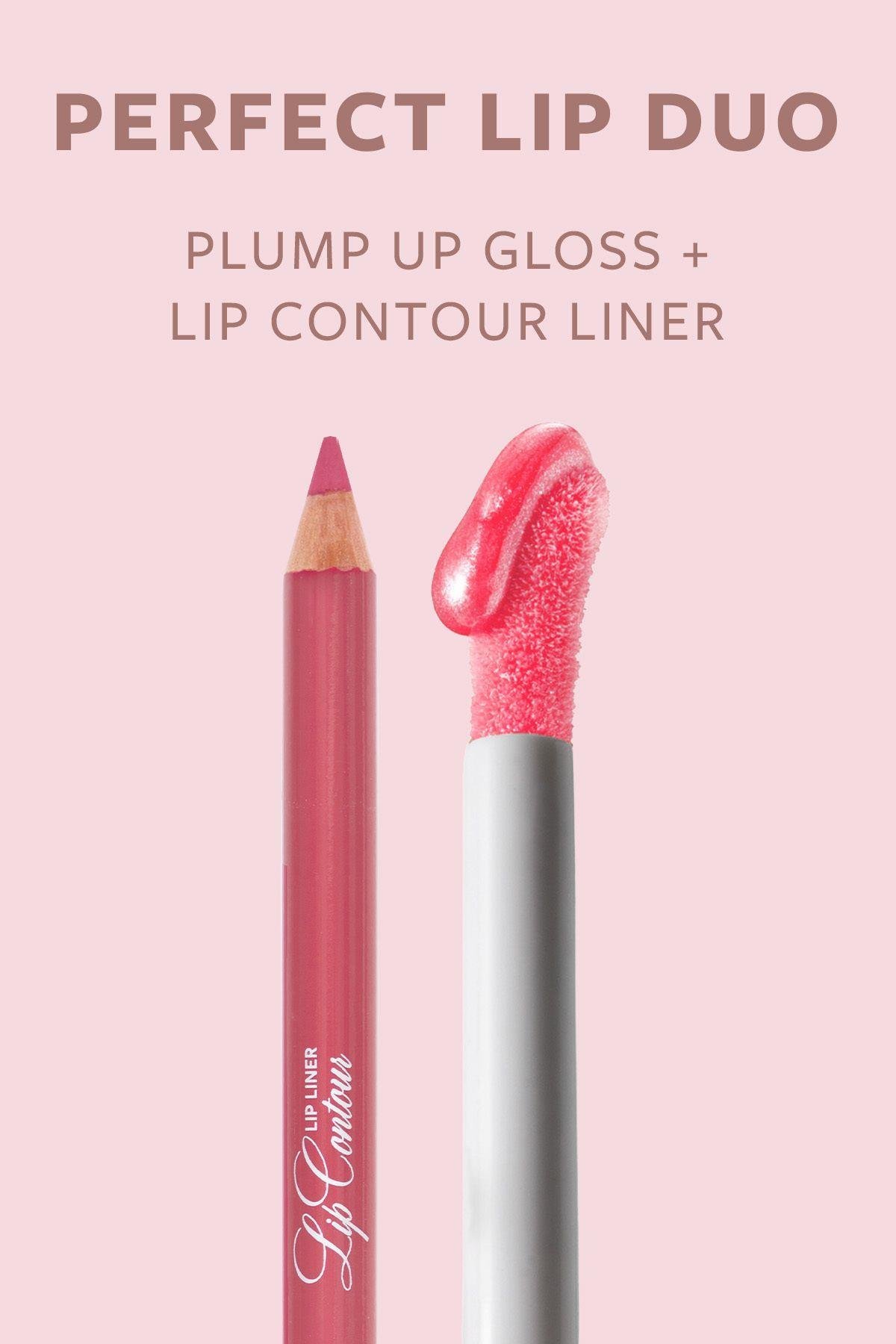 PROFASHION PLUMPING GLOSS 205 + PASTEL LIP CONTOUR LIP LINER 53