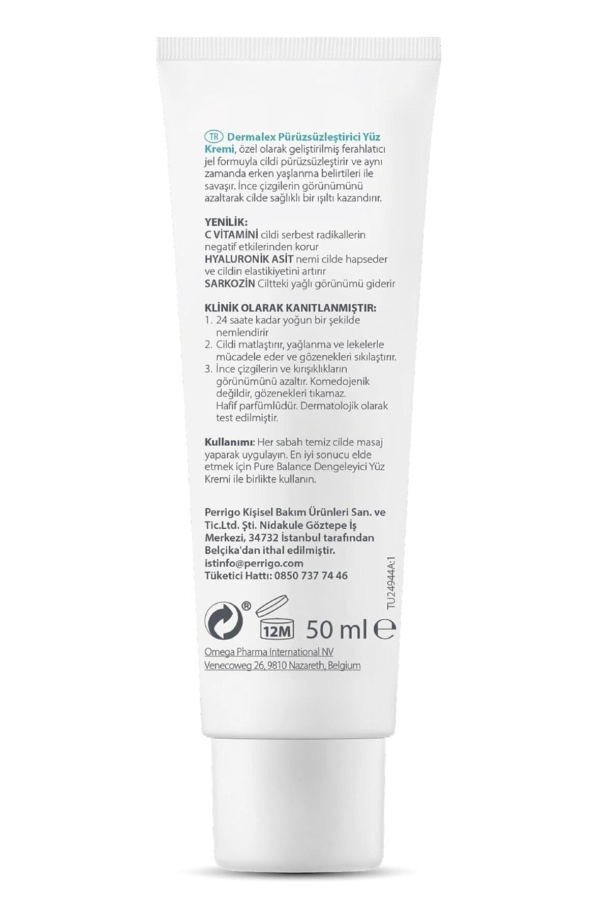 Pure Balance Pürüzsüzleştirici Yüz Kremi 50ml