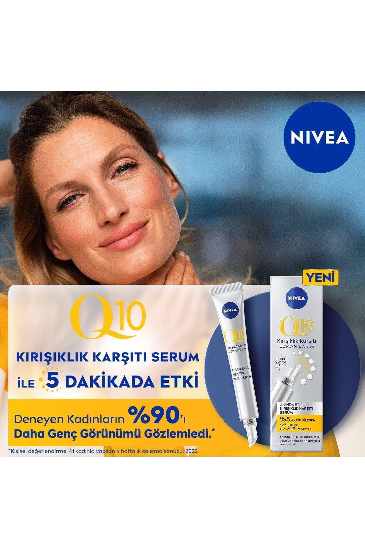 Q10 Anında Etkili Kırışıklık Karşıtı Serum 15 ml,%5 Aktif Bileşen, Saf Q10 ve Petitler İçeren