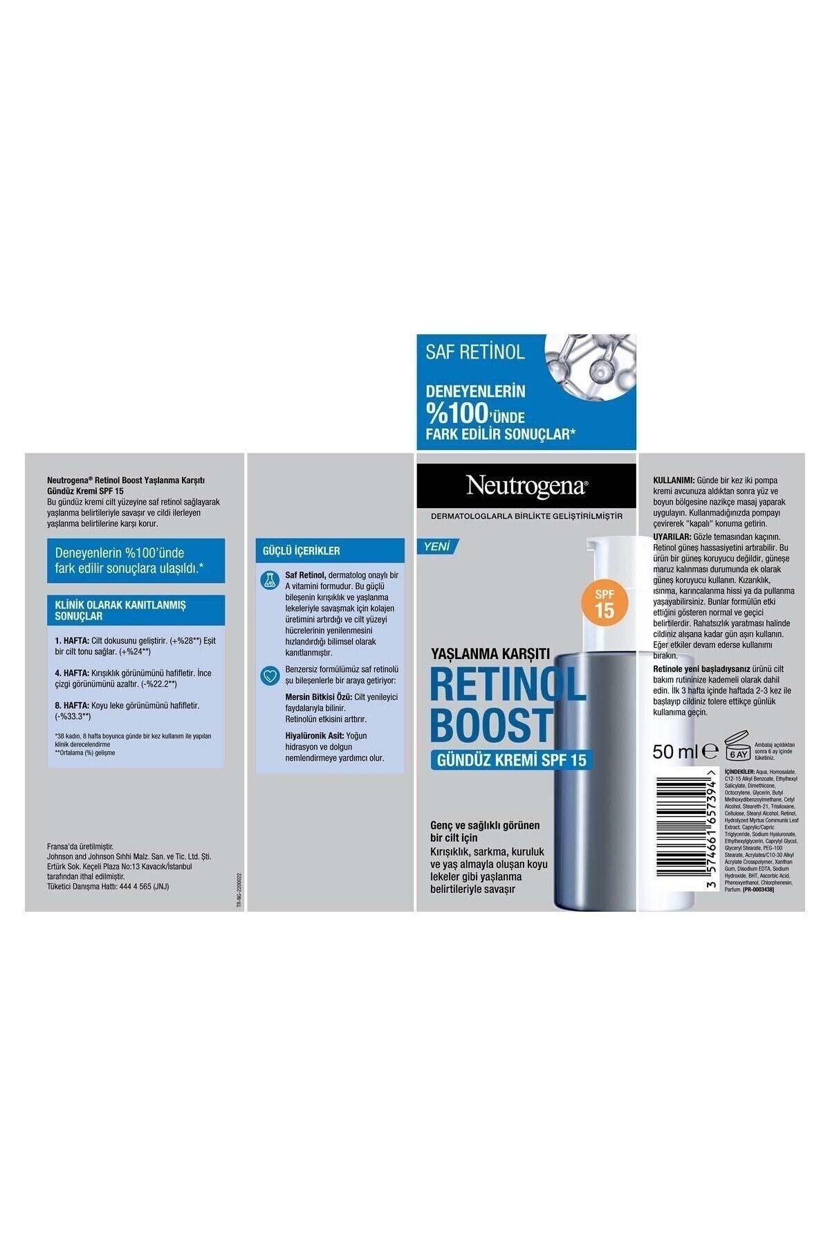 Retinol Boost Yaslanma Karşıtı Gündüz Kremi Spf15