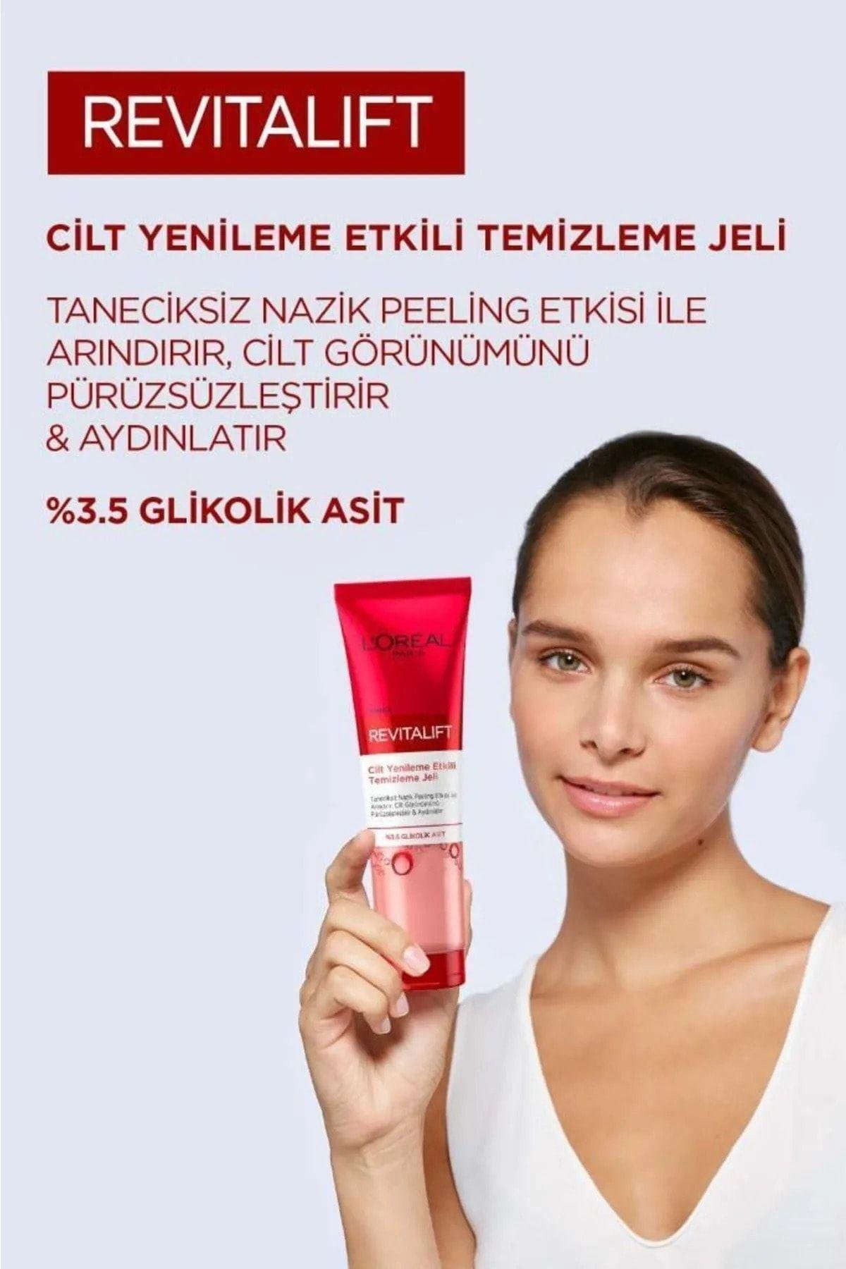 Revitalift %5 Saf Glikolik Asit Peeling Etkili Tonik & Cilt Yenileme Etkili Temizleme Jeli 150 Ml