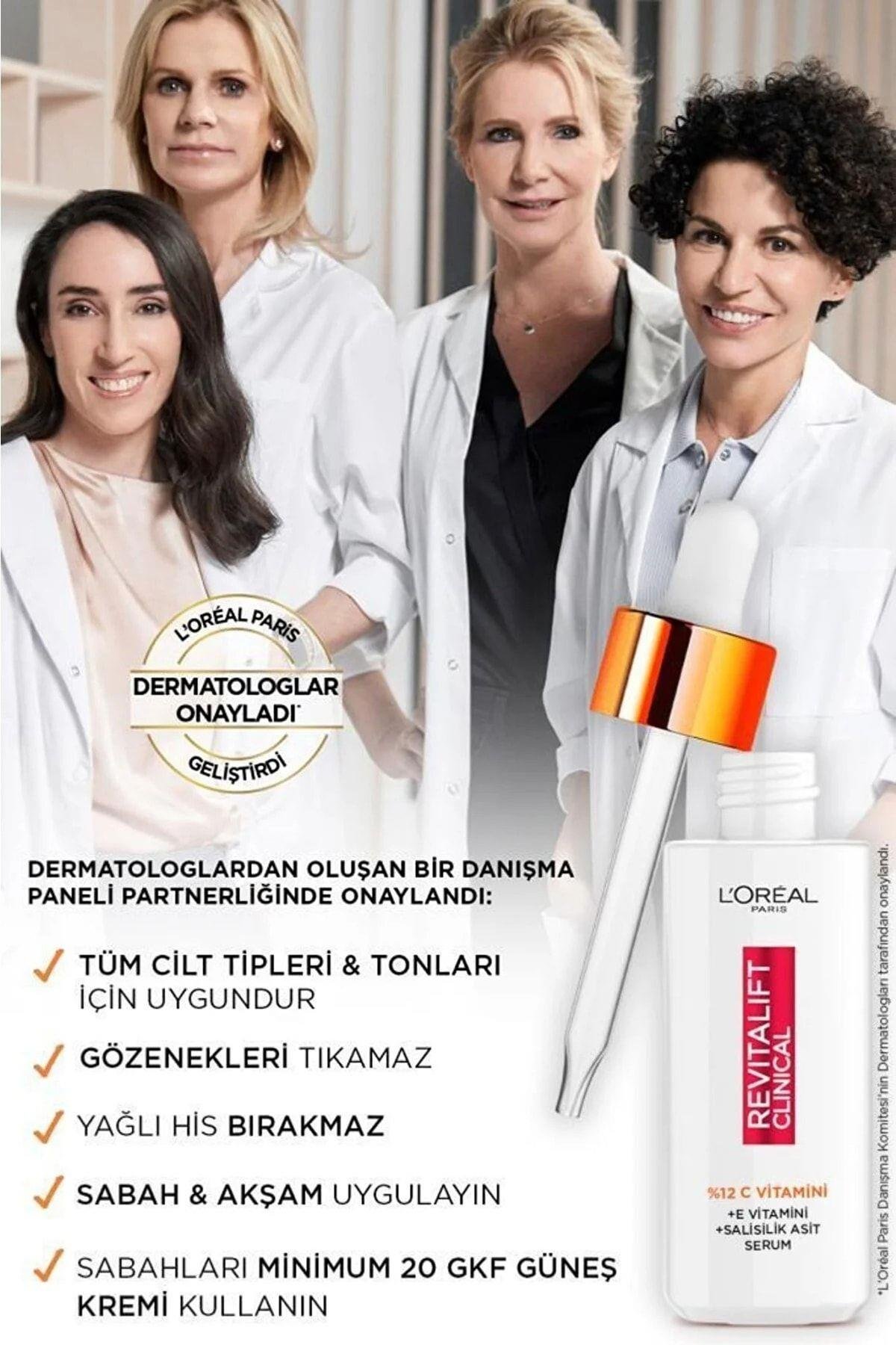 Revitalift Clinical %12 Saf C Vitamini Aydınlatıcı Serum & Revitalift Lazer Saf Retinol Gece Serumu