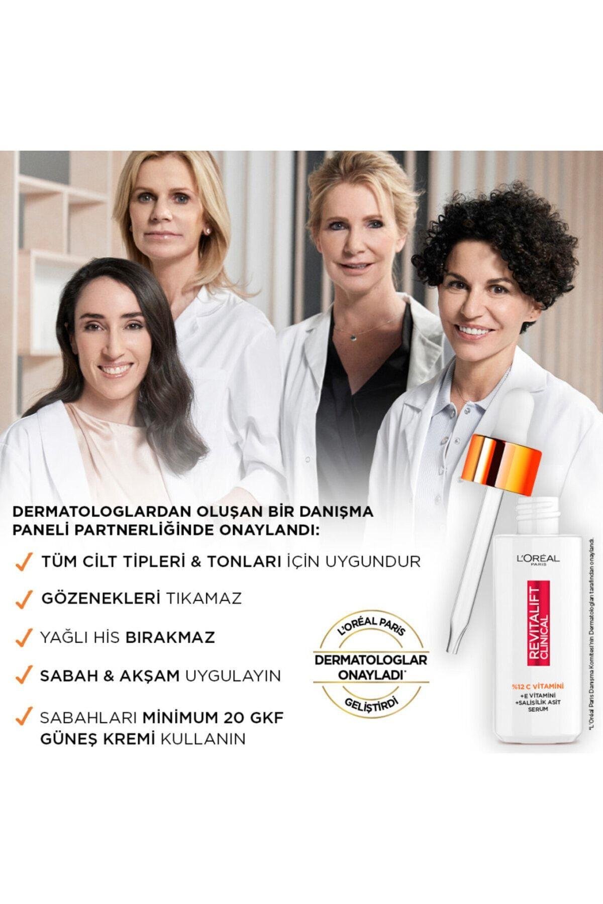 Revitalift Clinical %12 Saf C Vitamini Aydınlatıcı, Ton Eşitleyici, Gözenek Karşıtı Serum 30 ml