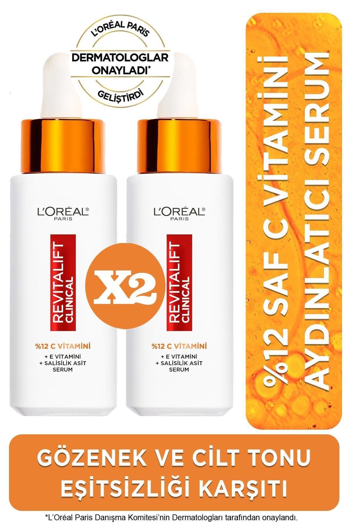 Revitalift Clinical %12 Saf C Vitamini Aydınlatıcı Serum 30 ml 2 Adet