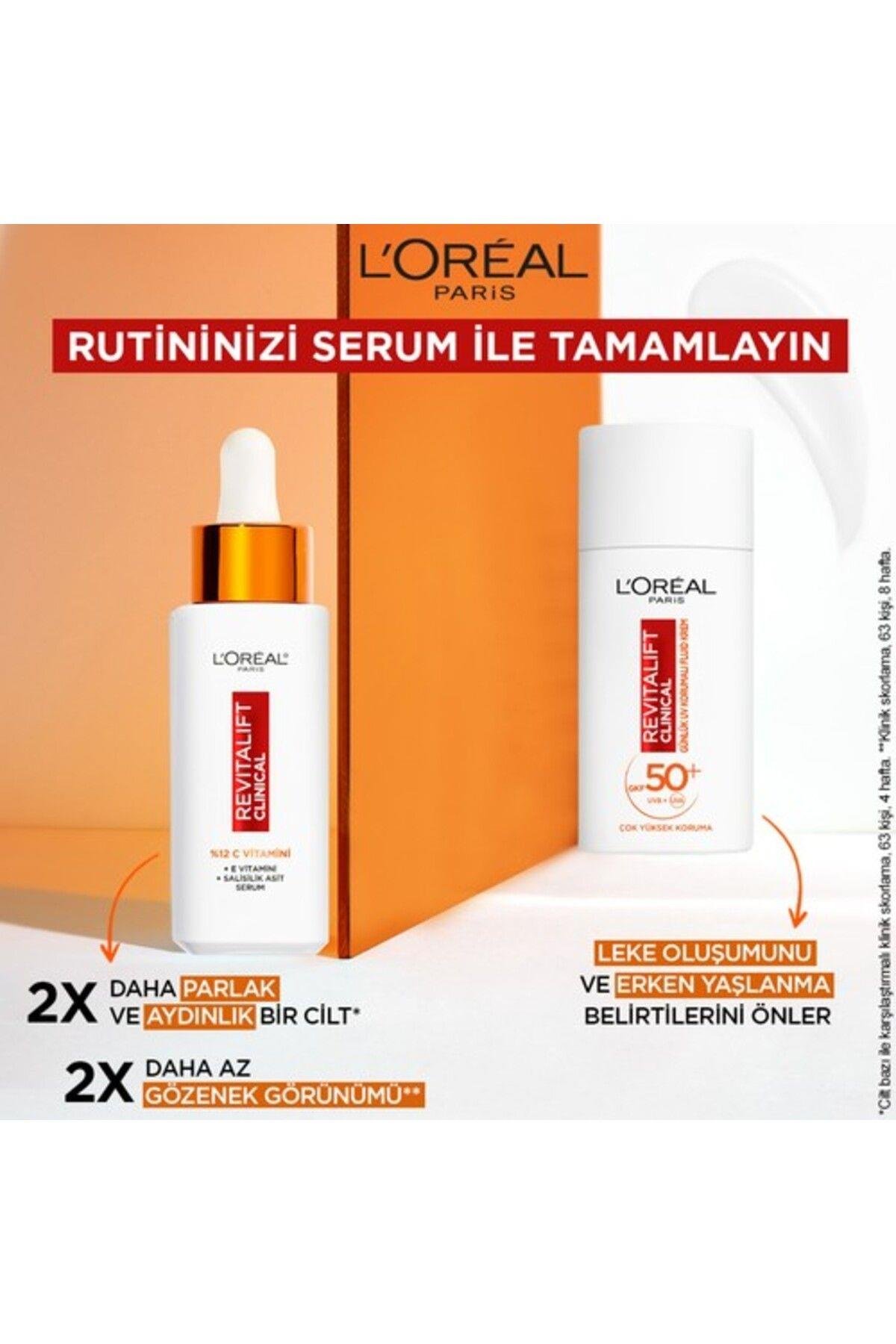 Revitalift Clinical Spf 50+ Günlük Yüksek Uv Korumalı Yüz Güneş Kremi 50Ml