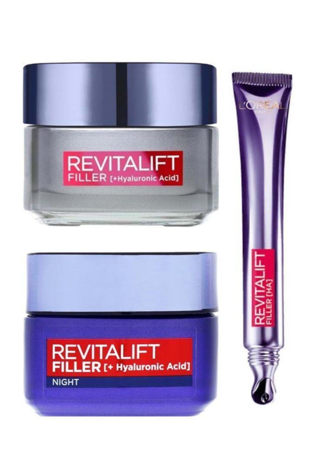 Revitalift Filler Göz Kremiş Içerikli Bakım Seti 3