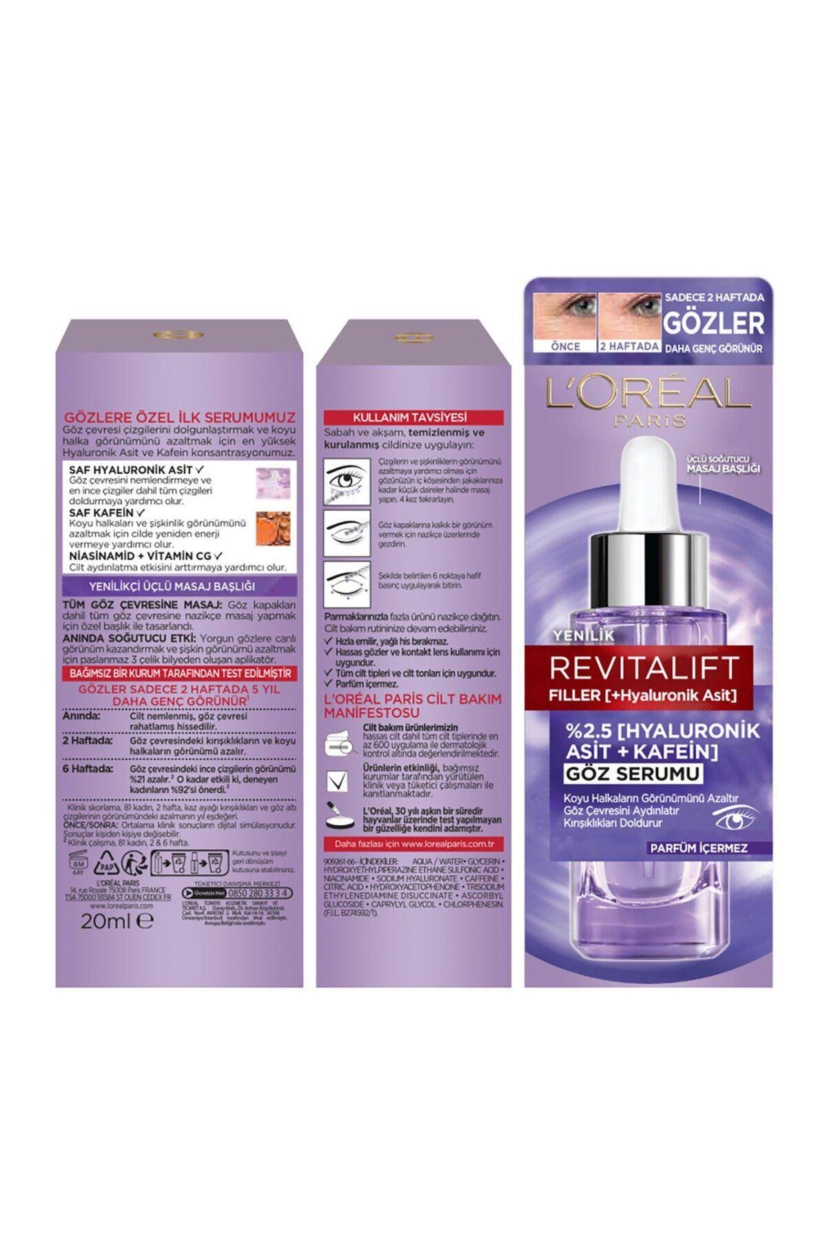 Revitalift Filler Göz Serumu 20 ml