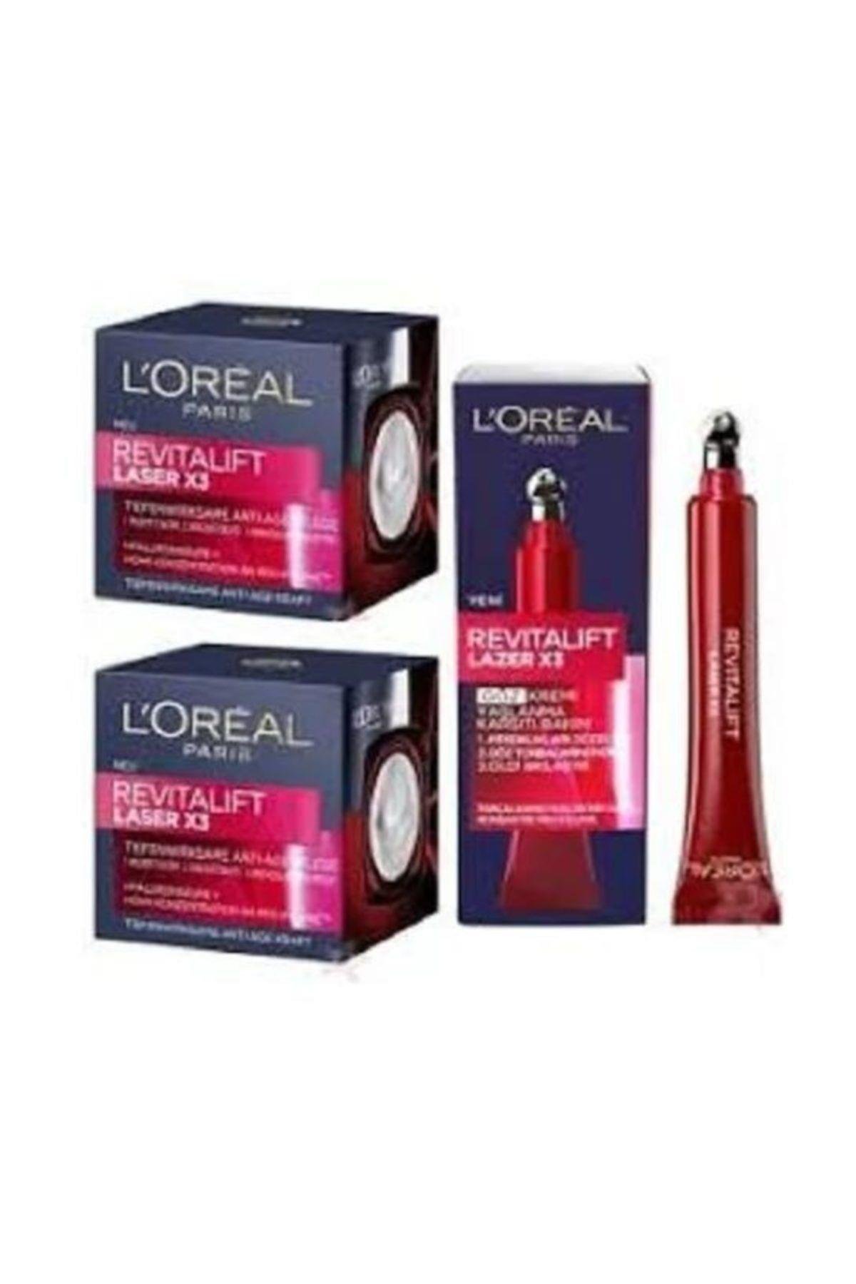 Revitalift Lazer X3 Gündüz+gece+göz 3'lü Bakım Seti