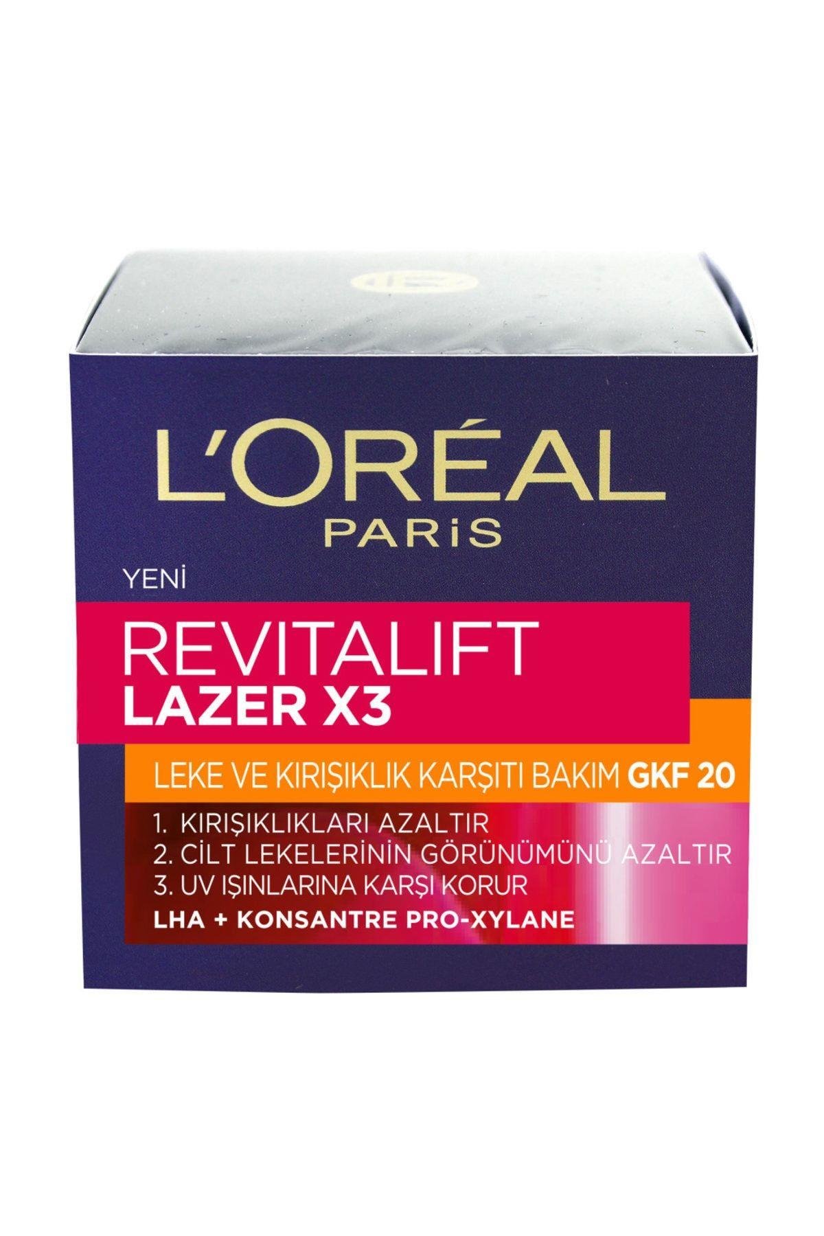 Revitalift Lazer x3 Kırışıklık ve Leke Karşıtı Krem 50 ml