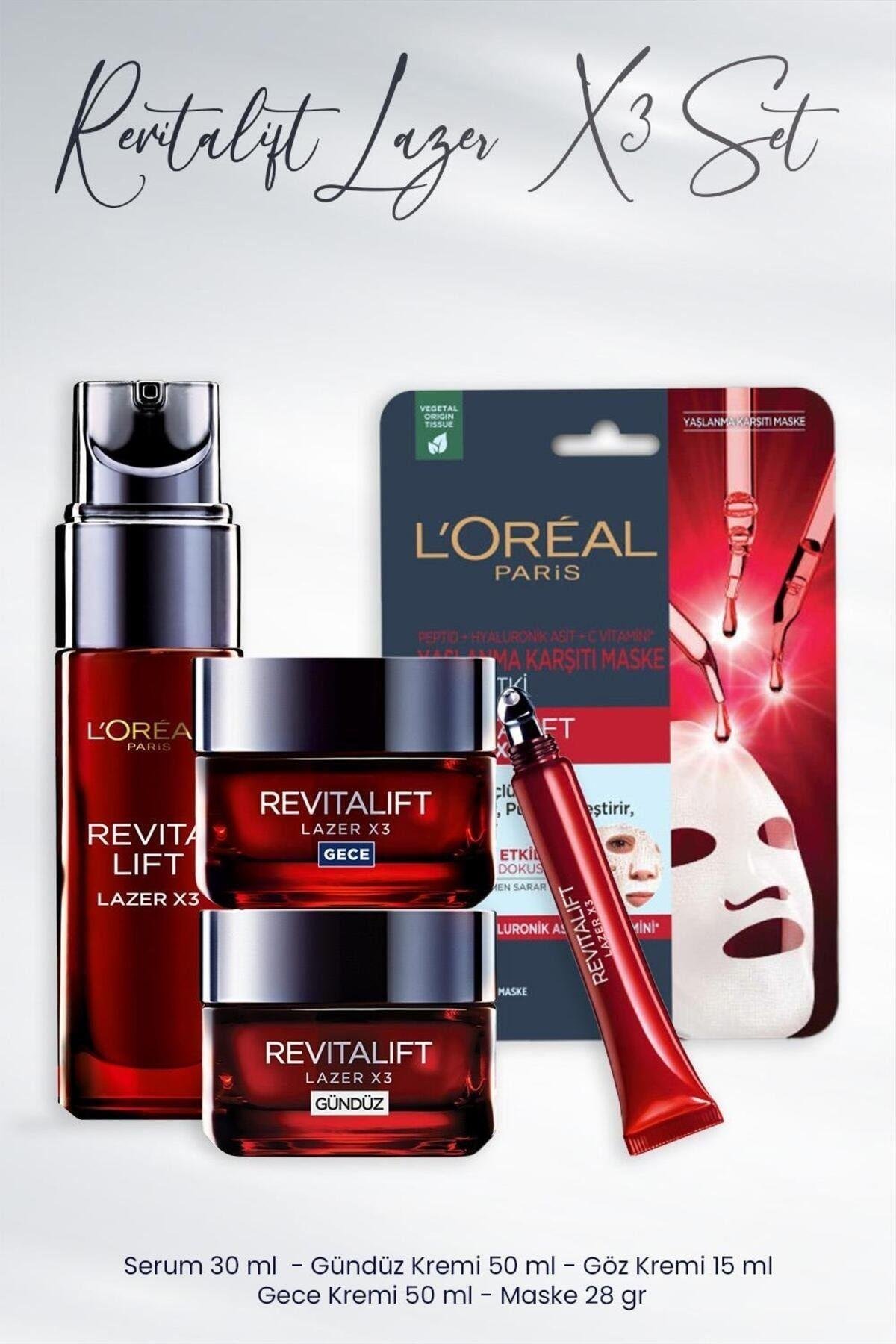 Revitalift Lazer X3 Yaşlanma Karşıtı Bakım Seti