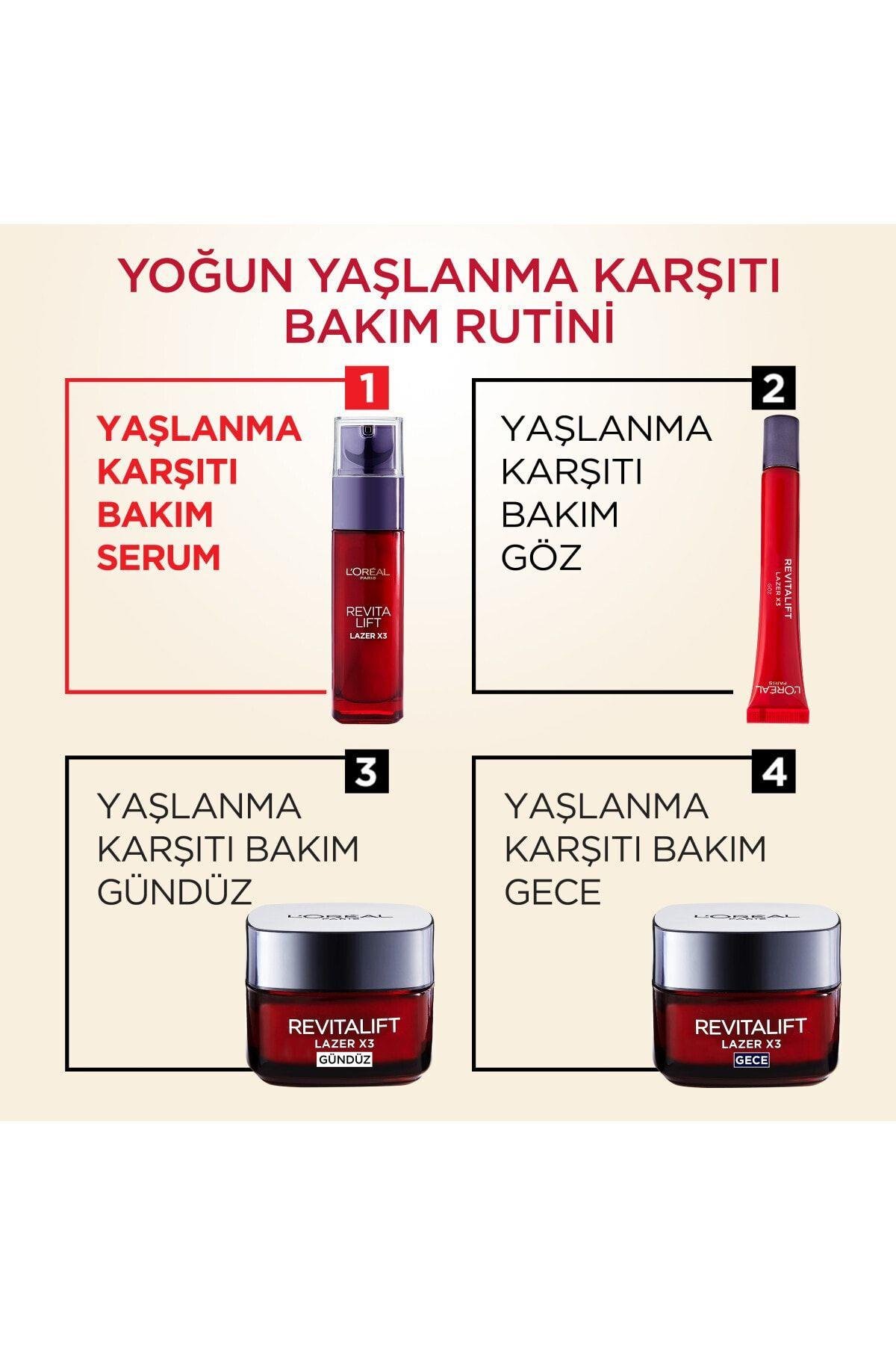 Revitalift Lazer X3 Yoğun Yaşlanma Karşıtı Bakım Serumu 30 ml