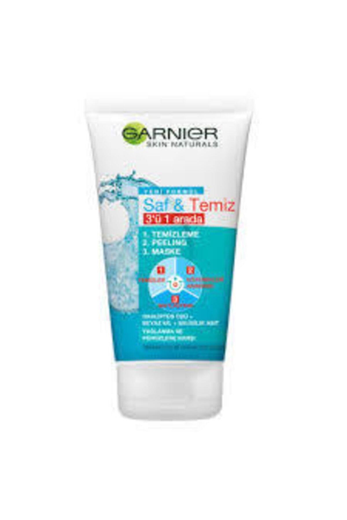 Saf&Temiz 3'ü 1 Arada Temizleme Peeling Maske 150 ml