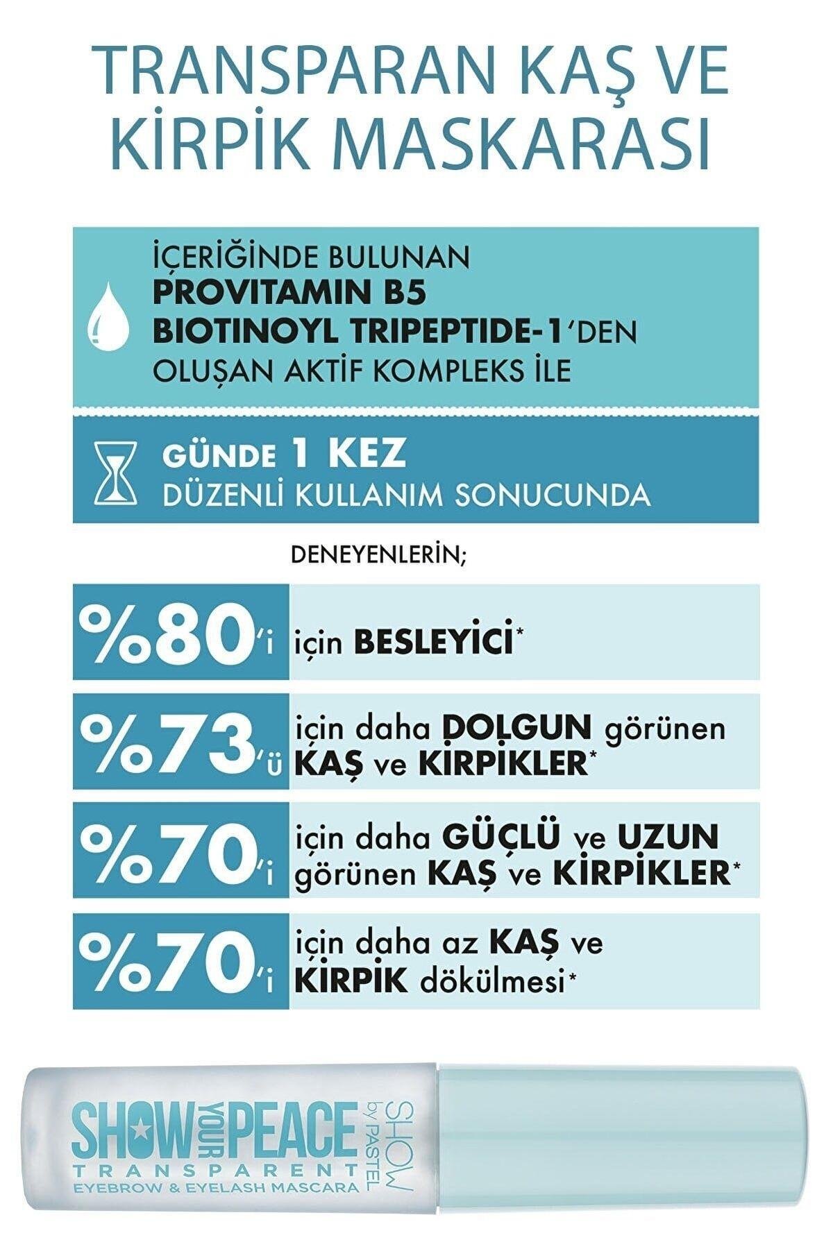Show Your Peace Transparan Kaş Ve Kirpik Jeli Transparent