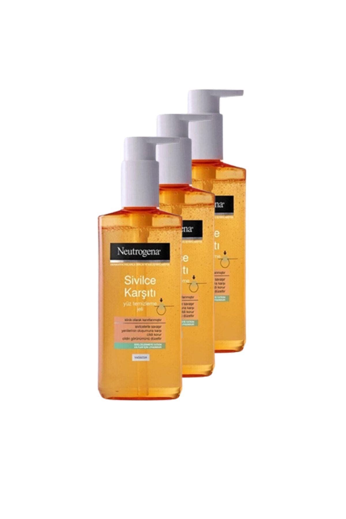 Sivilce Karşıtı Günlük Temizleme Jeli 200 ml X 3 Adet