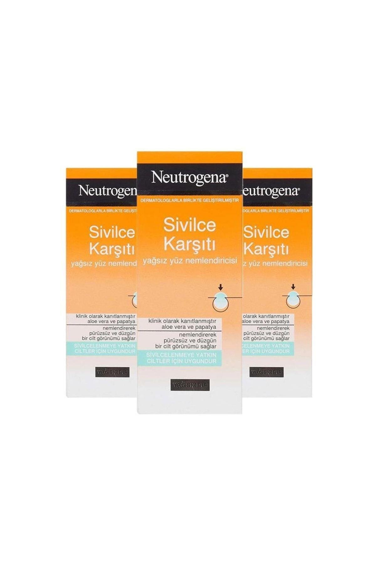 Sivilce Karşıtı Yağsız Yüz Nemlendiricisi 50 Ml X 3