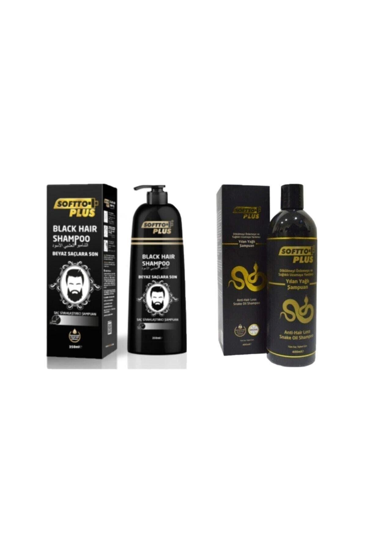 Siyahlaştırıcı Şampuan 350 ml + Yılan Yağı Şampuanı 400 ml dgm1083957099
