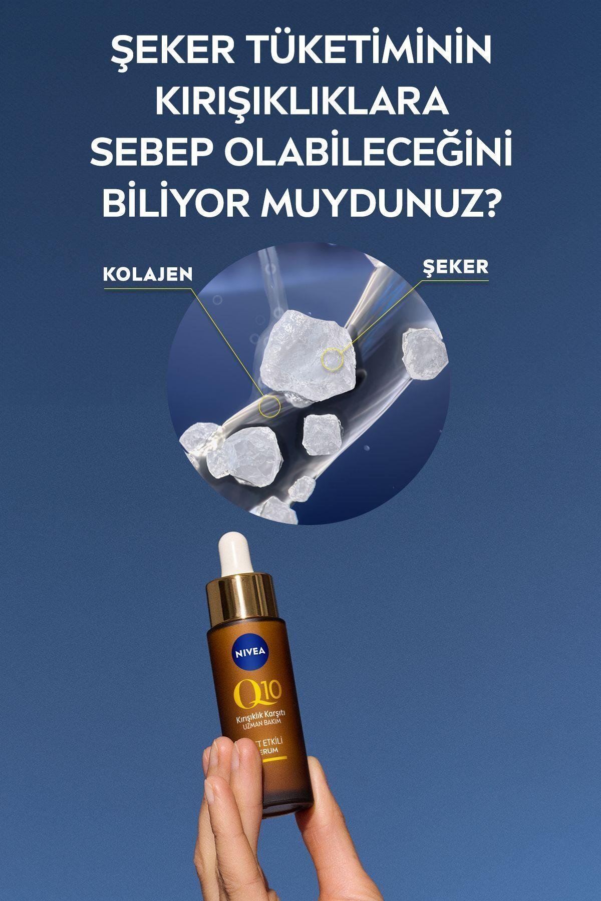 SKIN SERUM 30ML, PURE Q10, SUGAR ANTI WRİNKLE TO HELP REDUCE BLEMİSHES PSSN3425