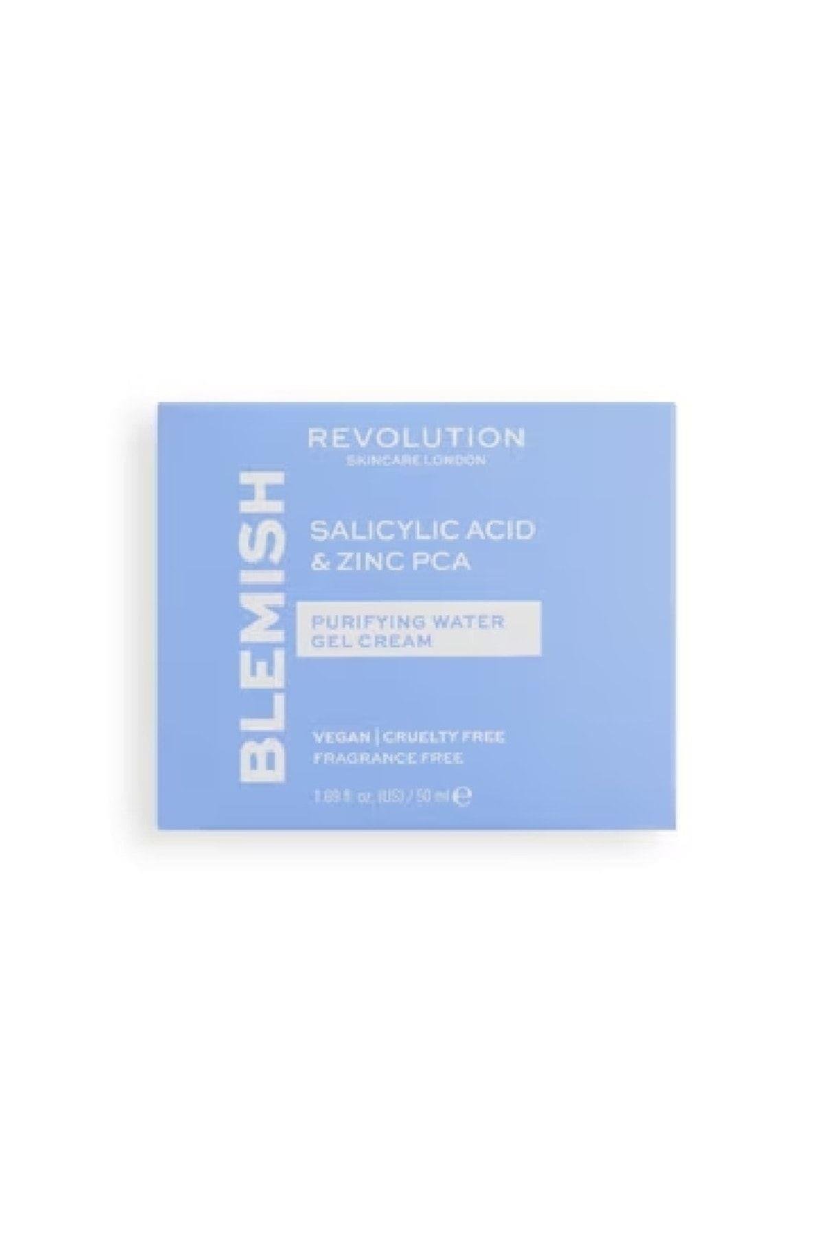 Skincare Purifying Water Gel Cream: Salicylic Acid & Zinc PCA (Parfümsüz, 50 ml)