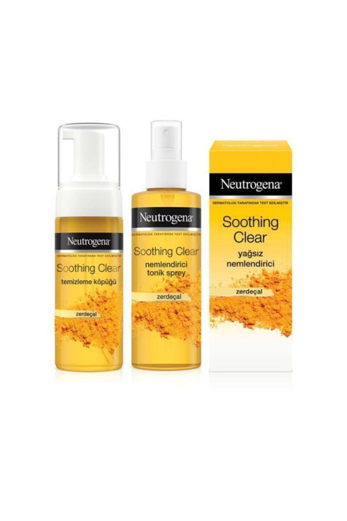 Soothing Clear Köpük 150 ml + Tonik 125 ml + Yağsız Nemlendirici 75 ml
