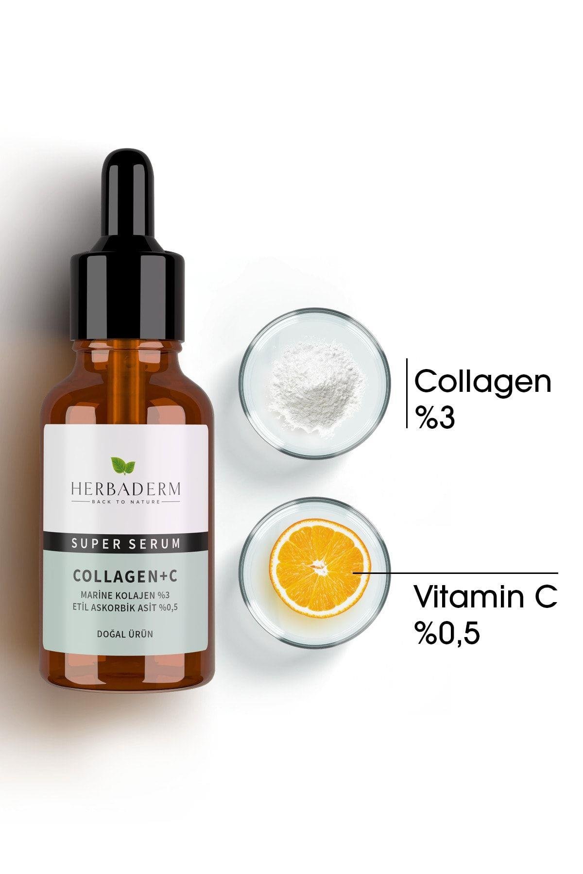 Süper Serum (COLLAGEN C MARİNE KOLAJEN %3 3-O-ASKORBİK ASİT % 0,5) Sık. Ve Ayd. 30 ml X2