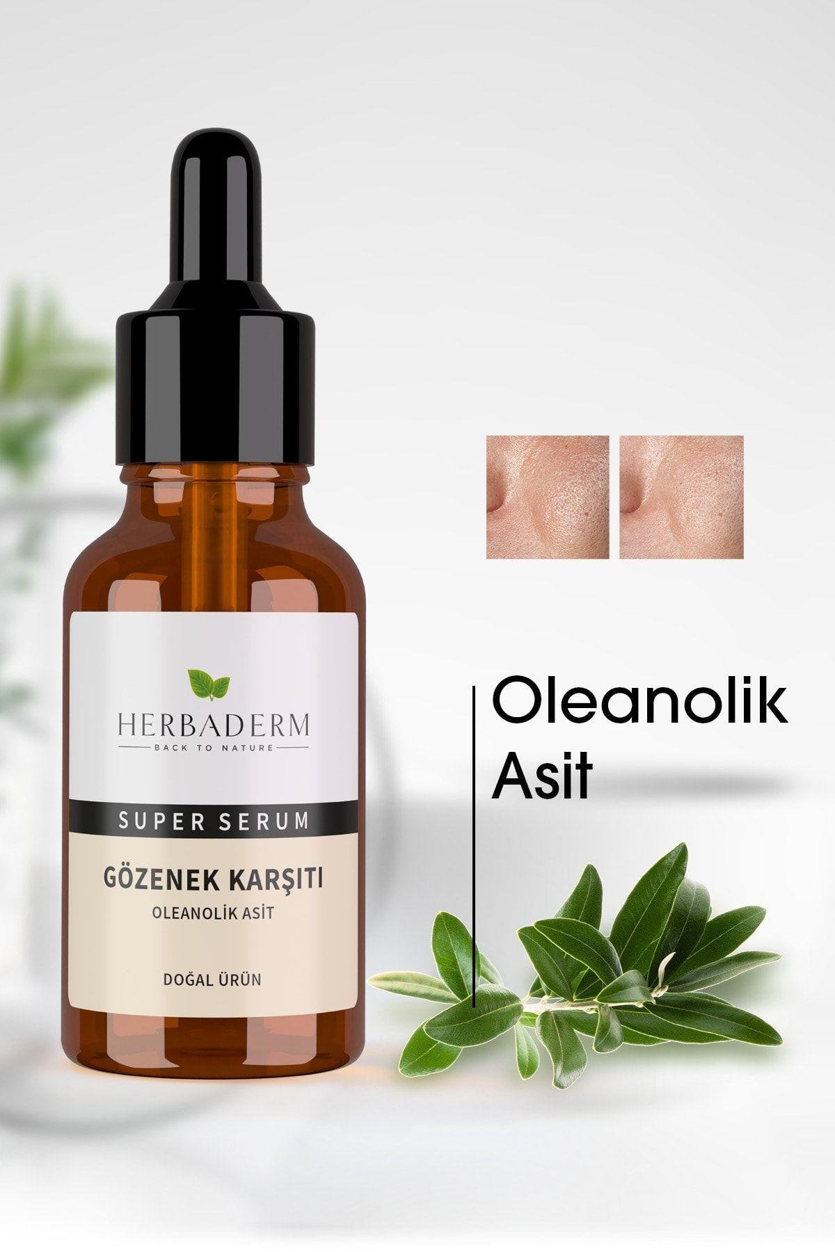 Süper Serum (OLEANOLİK ASİT) Gözenek Karşıtı 30 ml X2