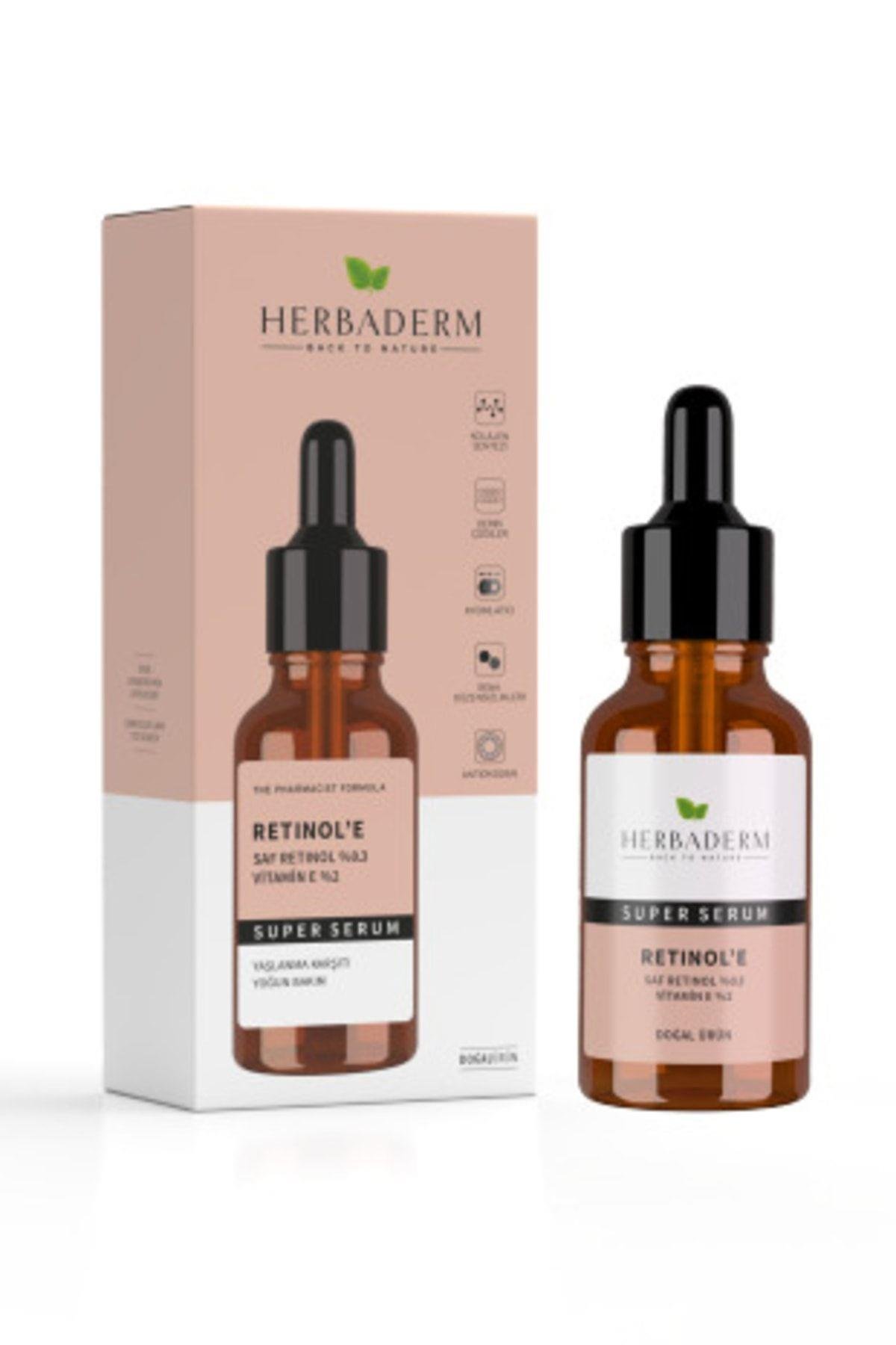 Süper Serum (saf Retinol %0.3 + Vitamin E %2) Yaşlanma Karşıtı 30 Ml X2