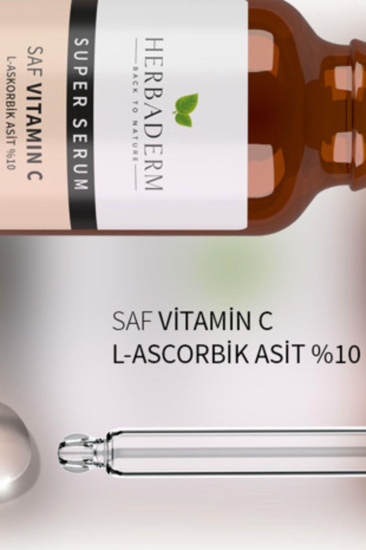 Süper Serum (saf Vitamin C L-askorbik Asit %10) Aydınlatıcı 30 Ml X2