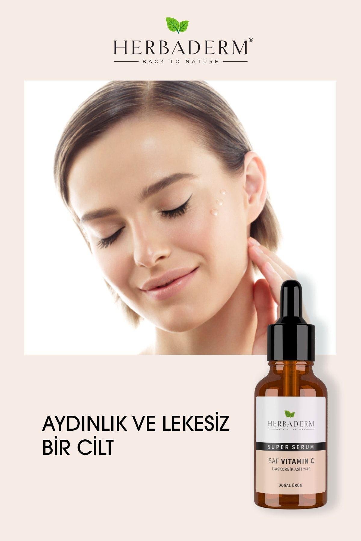 Süper Serum (SAF VİTAMİN C L-ASKORBİK ASİT %10) Aydınlatıcı 30 ml X2