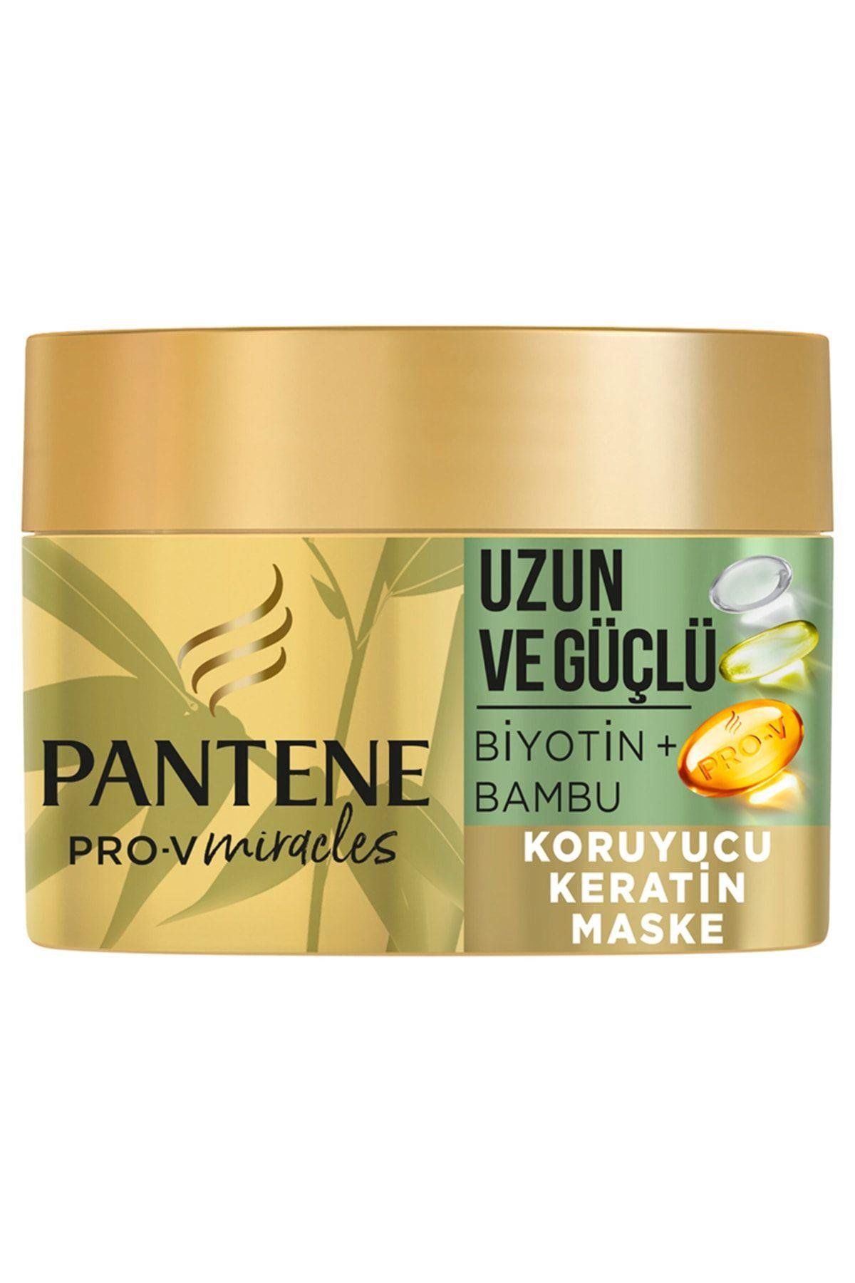 Uzun Ve Güçlü Keratin Koruyucu Dökülme Karşıtı Maske, Bambu Ve Biyotinli Saç Maskesi