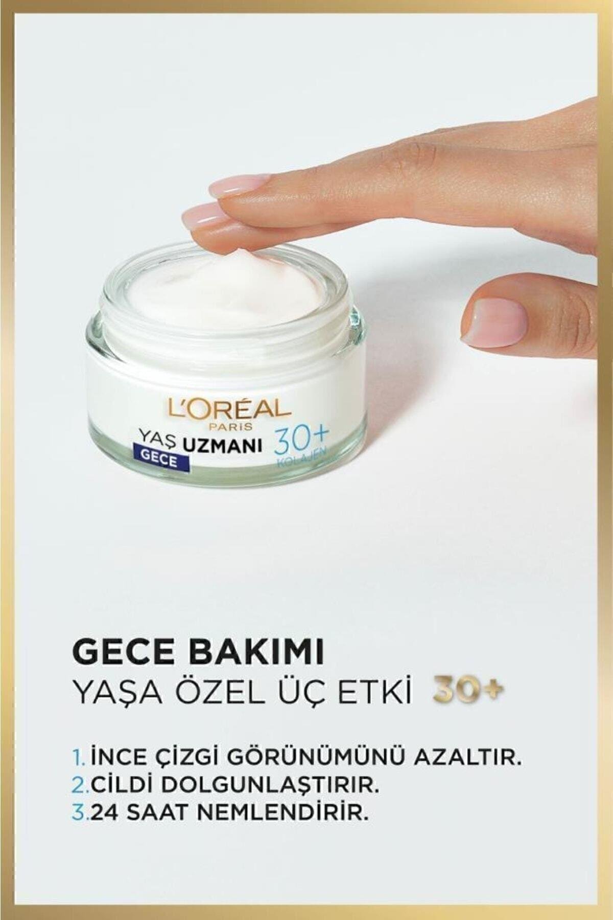 Yaş Uzmanı 30+ Kırışıklık Karşıtı Nemlendirici Gece Kremi 50ml
