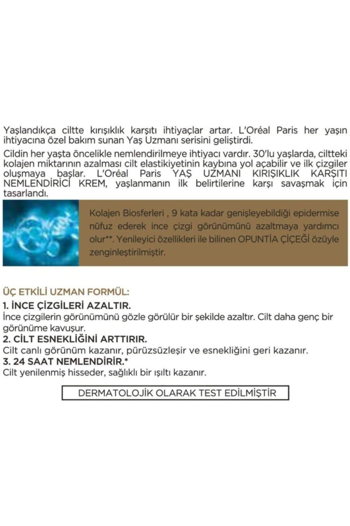 Yaş Uzmanı 30+ Nemlendirici Krem 3600523473960