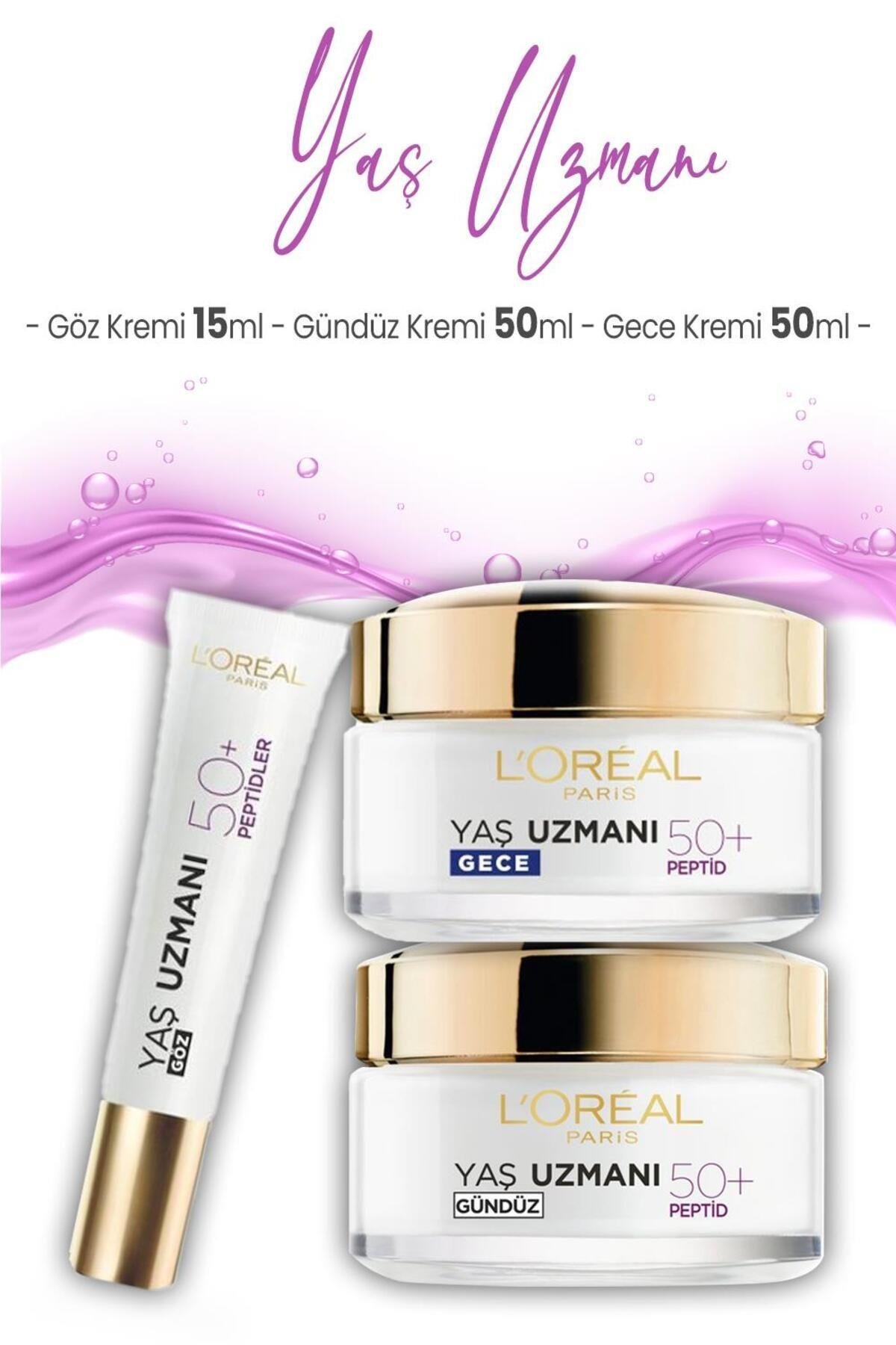 Yaş Uzmanı Kırışıklık Karşıtı 50 Peptidler Bakım Seti