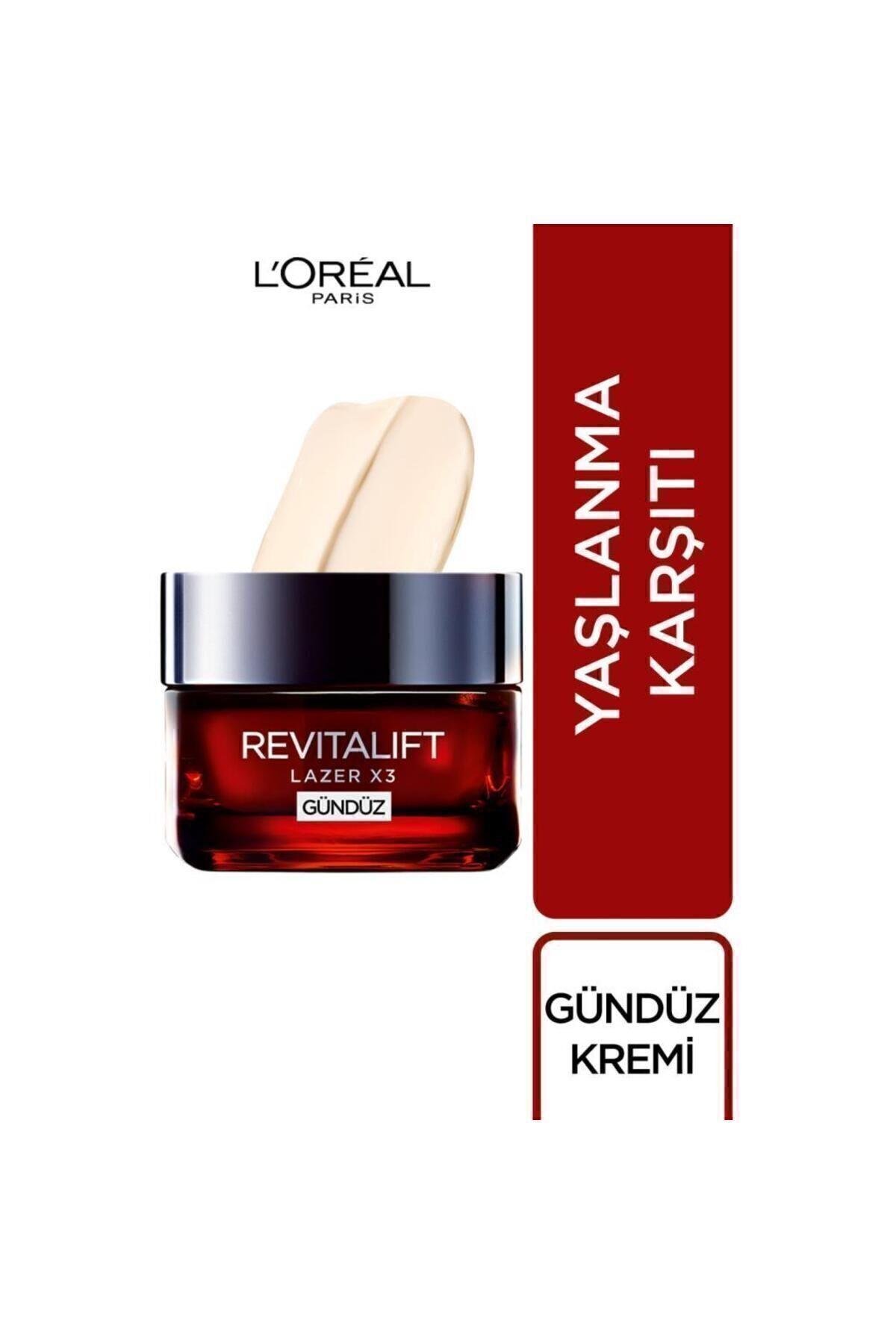 Yaşlanma Karşıtı Revitalift Laser X3 Cilt Serumu 30 ml Gündüz Kremi 50 ml