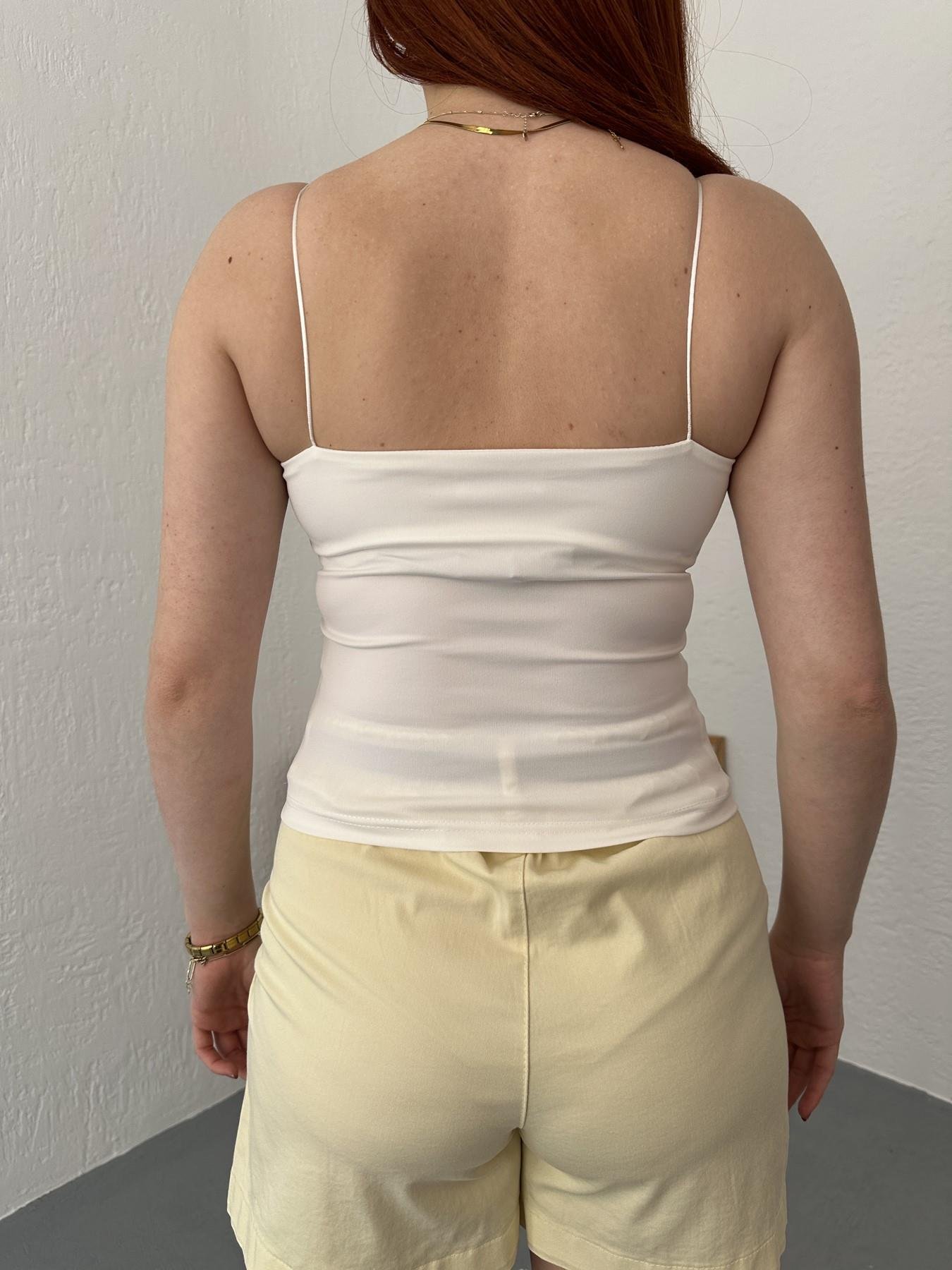 Askılı Kısa Body Ekru