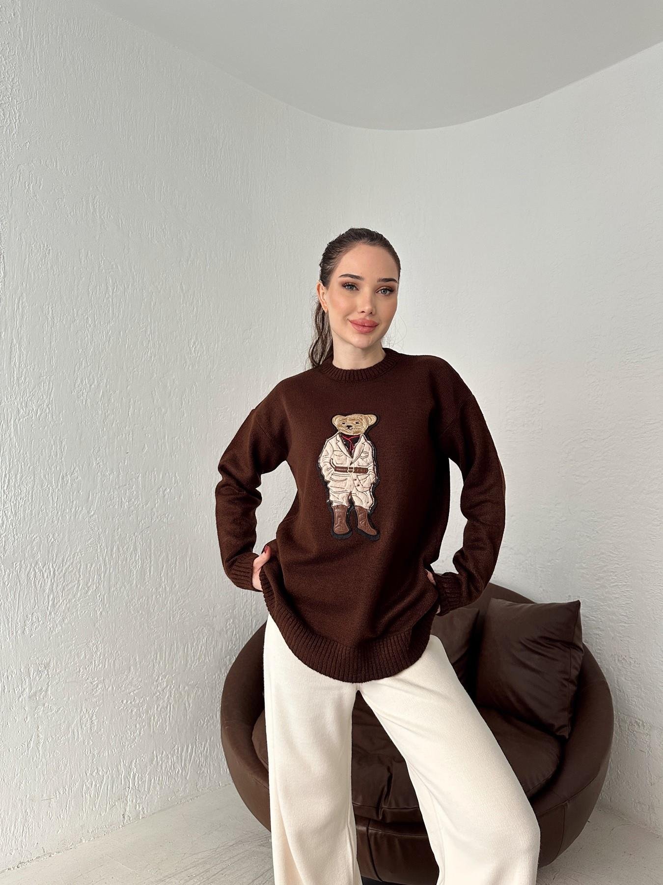 Ayıcıklı Kazak KAHVE