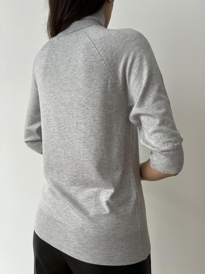 Balıkçı Yarım Kol Triko GRİ