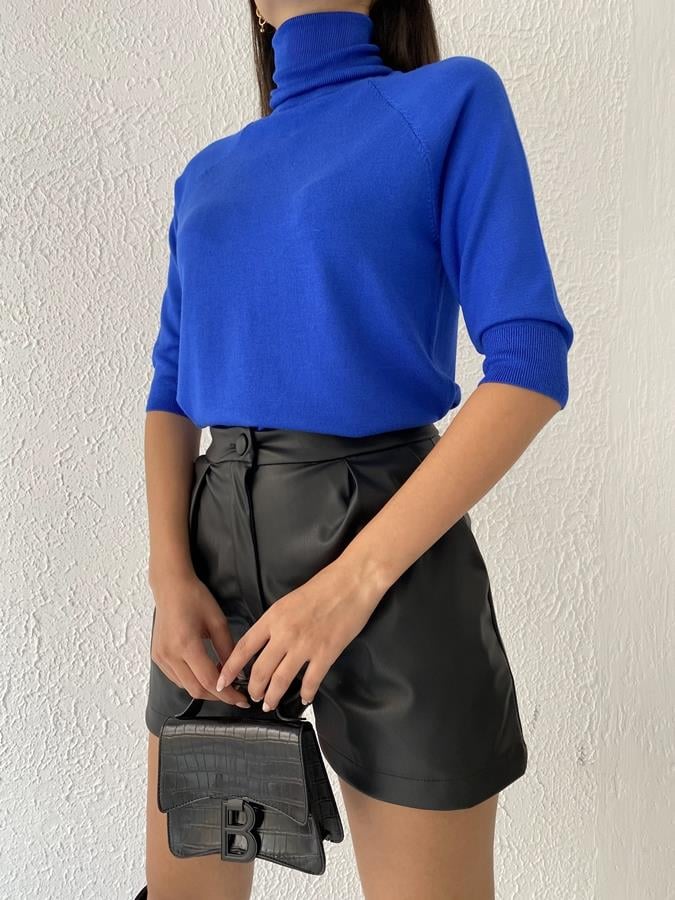 Balıkçı Yarım Kol Triko SAKS