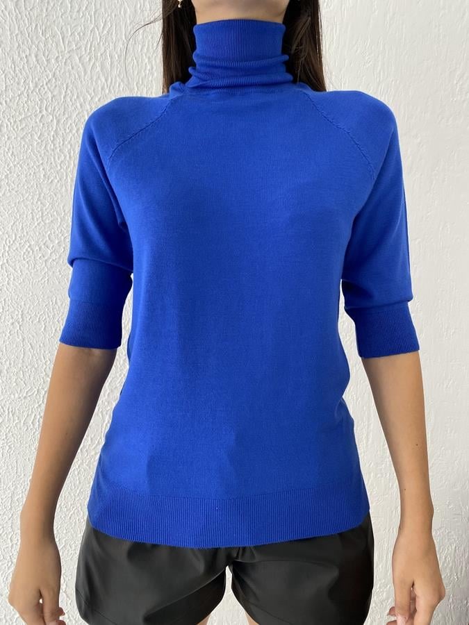 Balıkçı Yarım Kol Triko SAKS