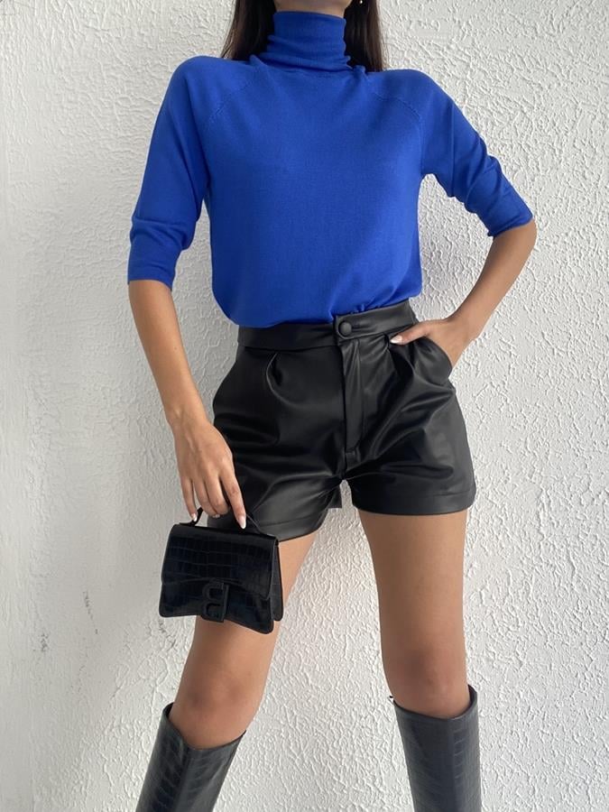 Balıkçı Yarım Kol Triko SAKS