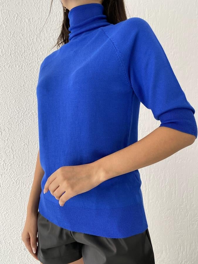 Balıkçı Yarım Kol Triko SAKS