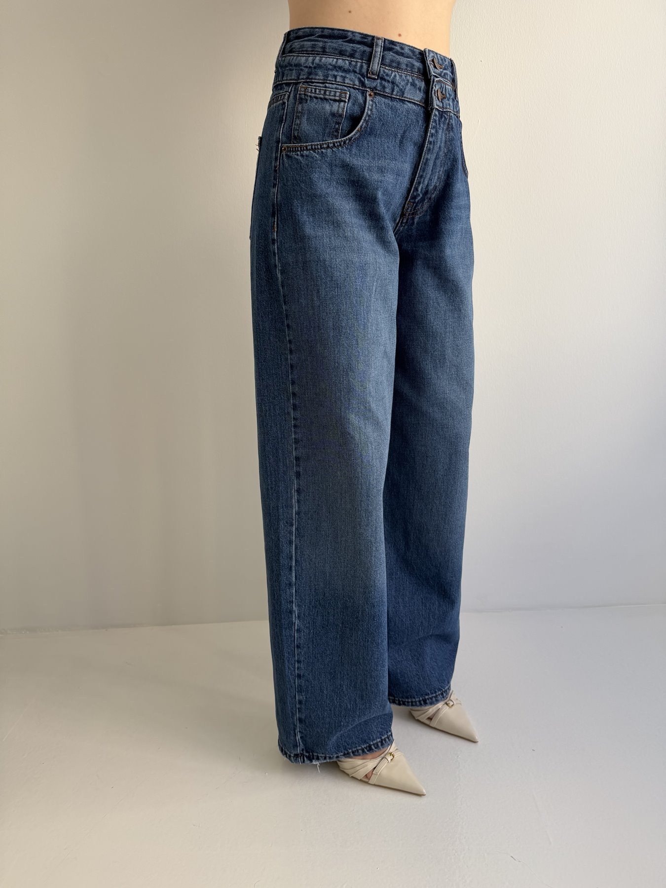 Balon Jean Pantolon Mavi