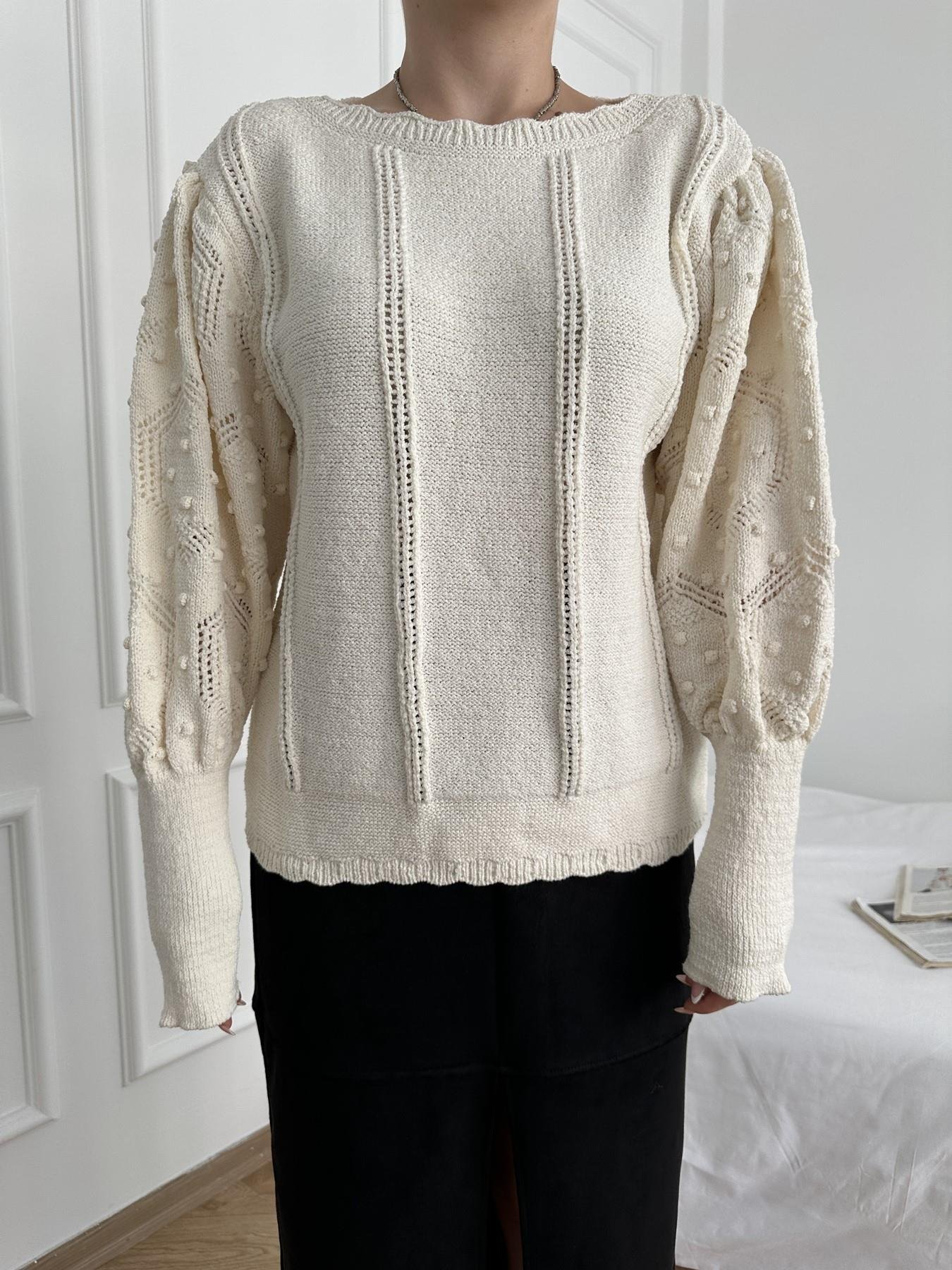 Balon Kol Kazak Krem