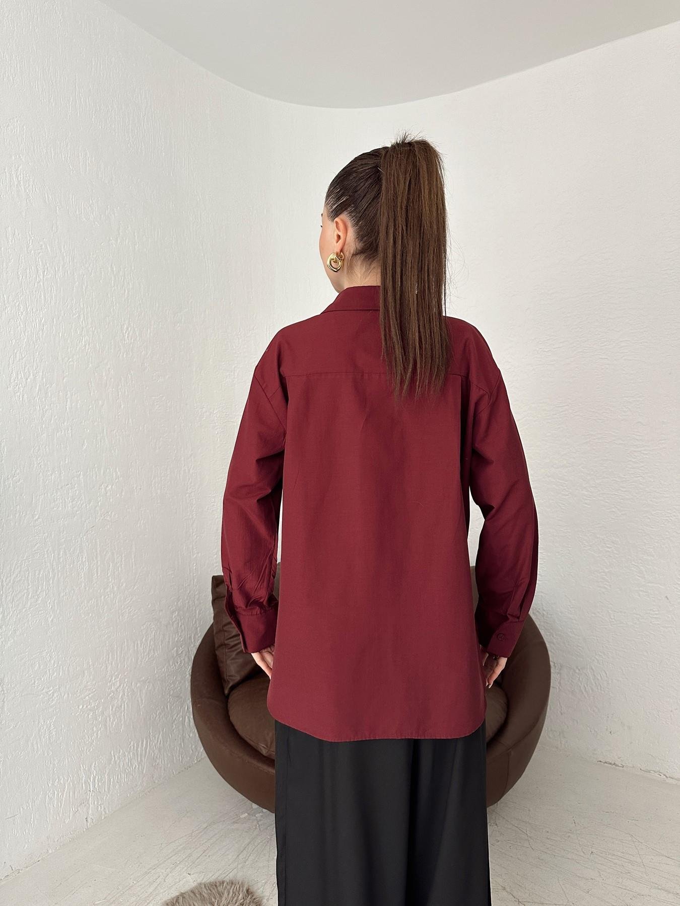 Basic Gömlek BORDO