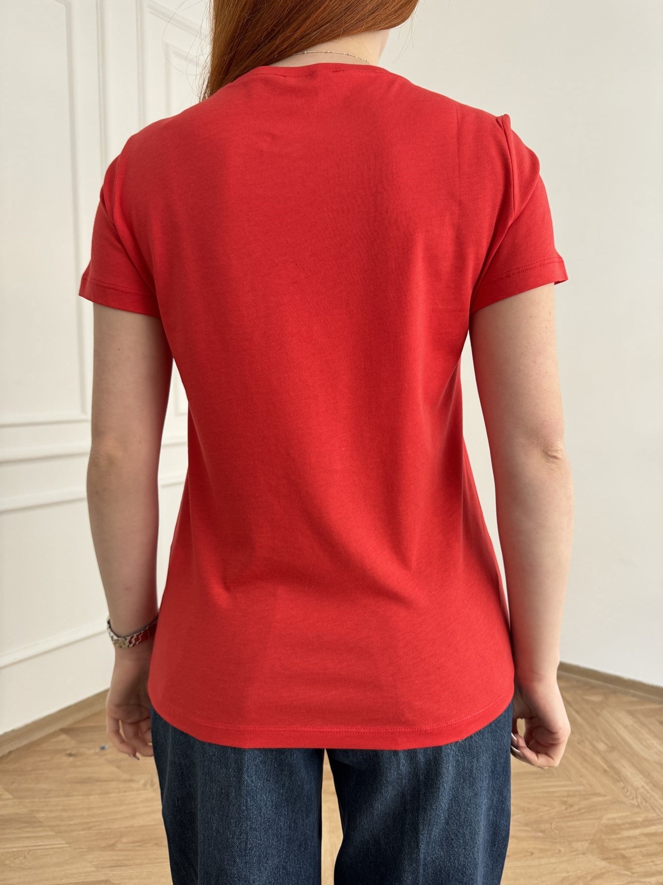 Basic Kısa Kol T-shirt Kırmızı