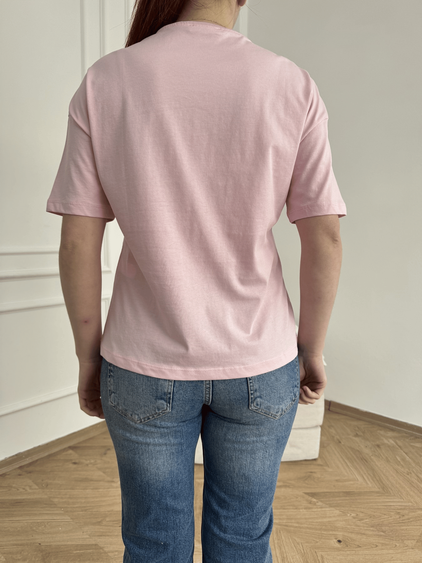 Basic Tişört Toz pembe