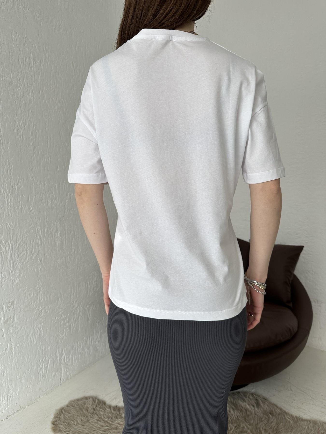 Basic Yıkamalı Tişört BEYAZ