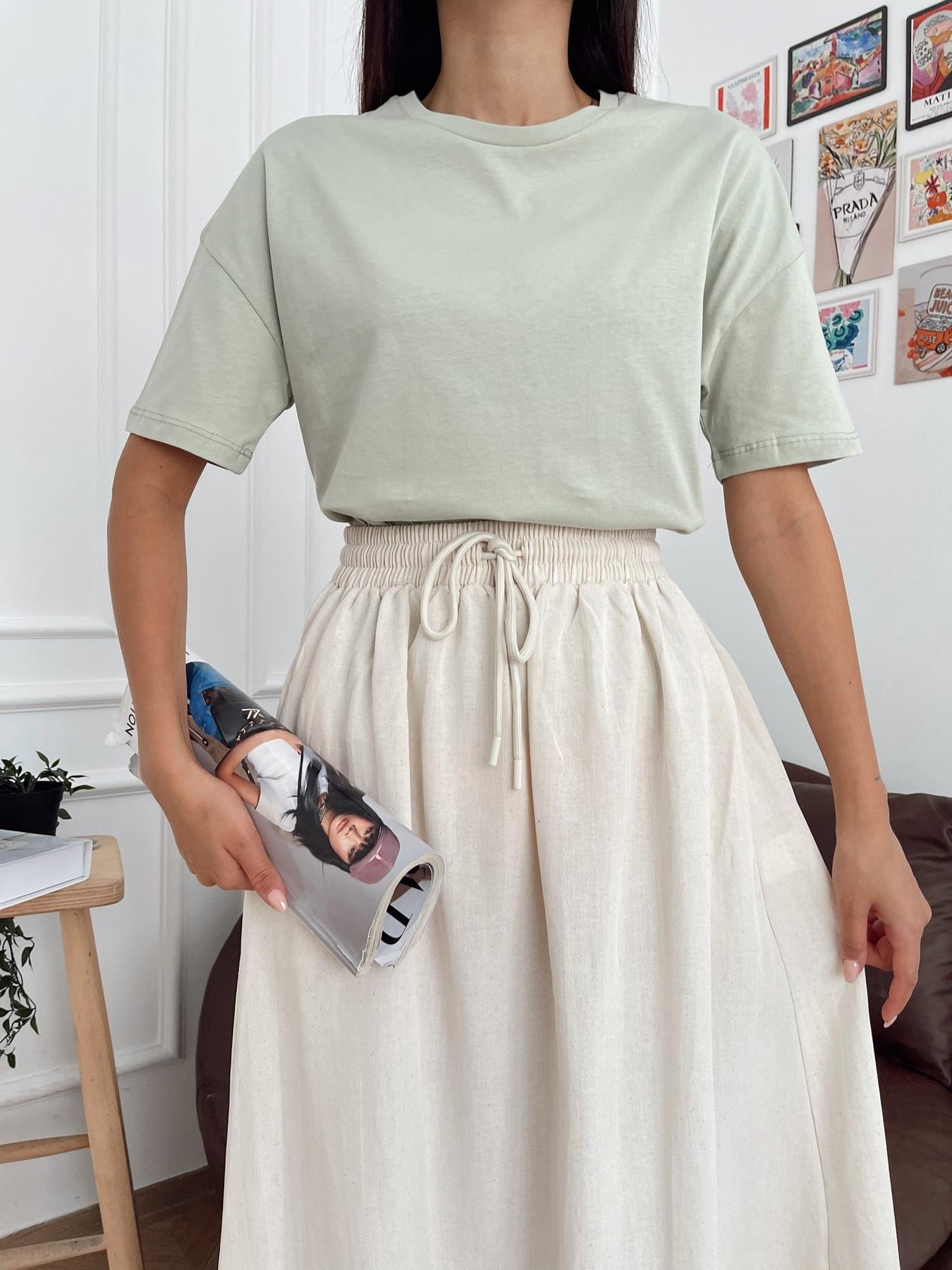 Basic Yıkamalı Tişört MİNT