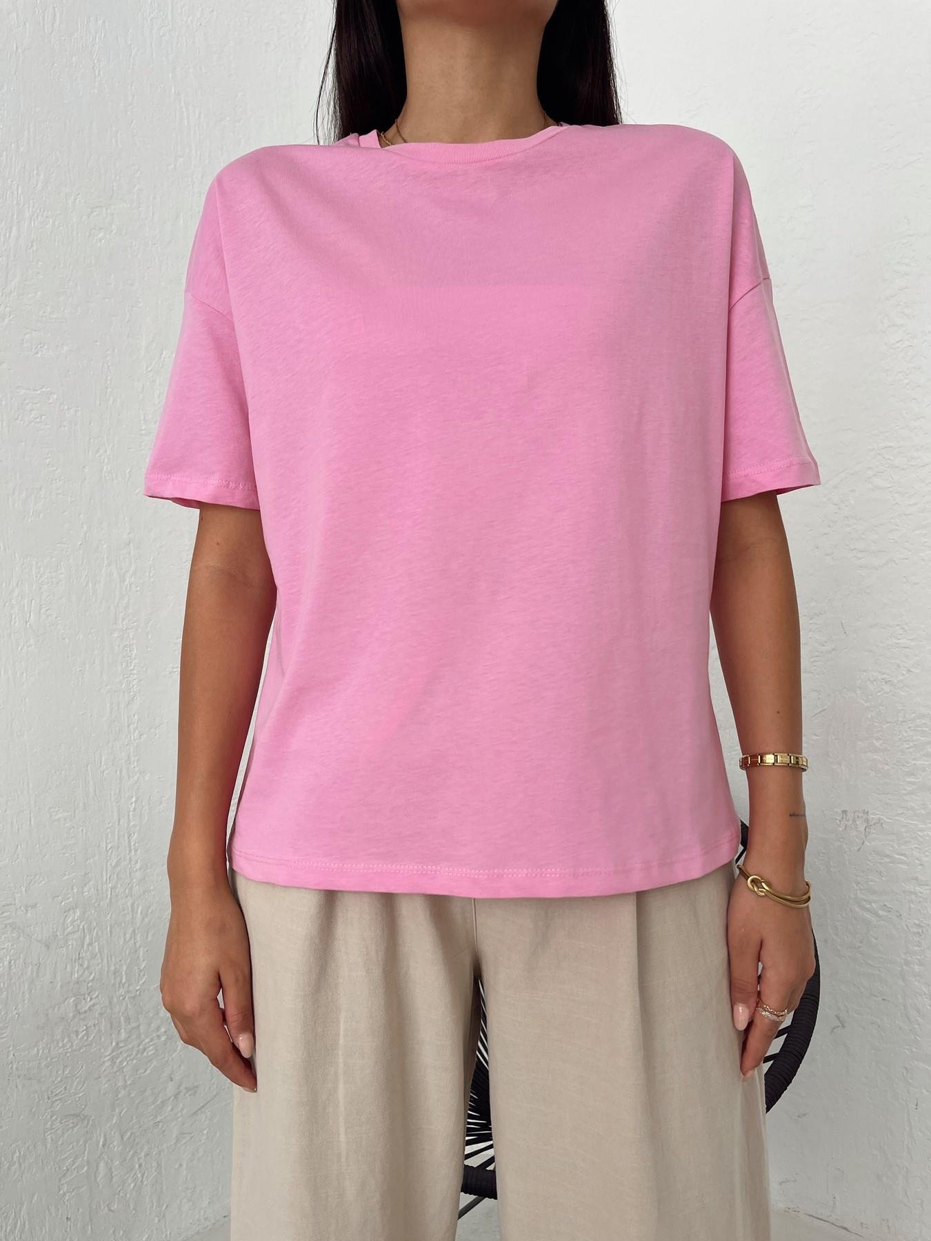 Basic Yıkamalı Tişört PEMBE